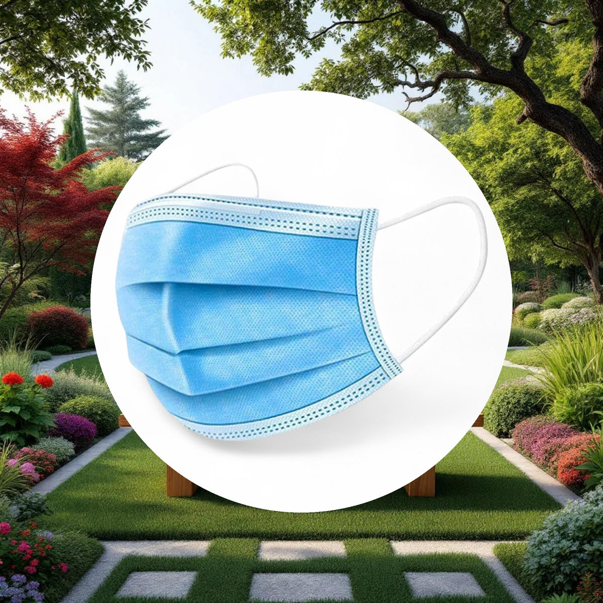 Disposable Face Mask 3 Layers BFE 95% (50-pack) FDA Approved - Image 4