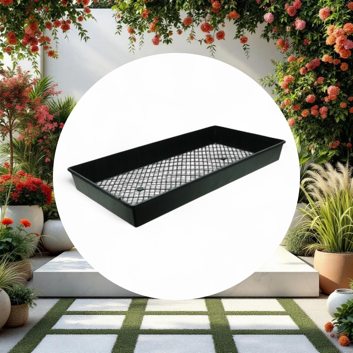 Mesh Web Propagation Tray w/ Drain Holes (10in x 20in) - Image 2