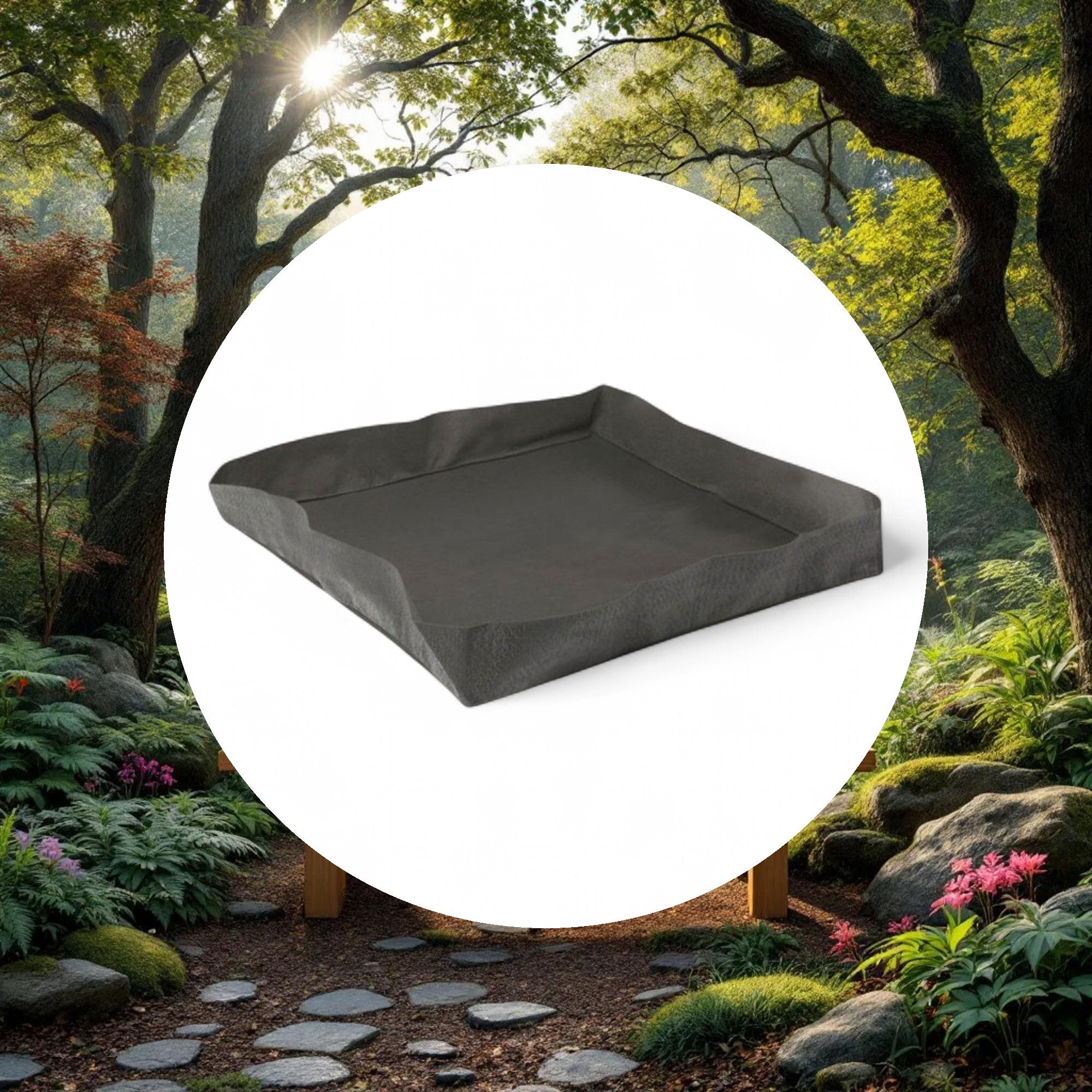 Prune Pots Fabric Tray Liner 4'x4'x12" - Image 5