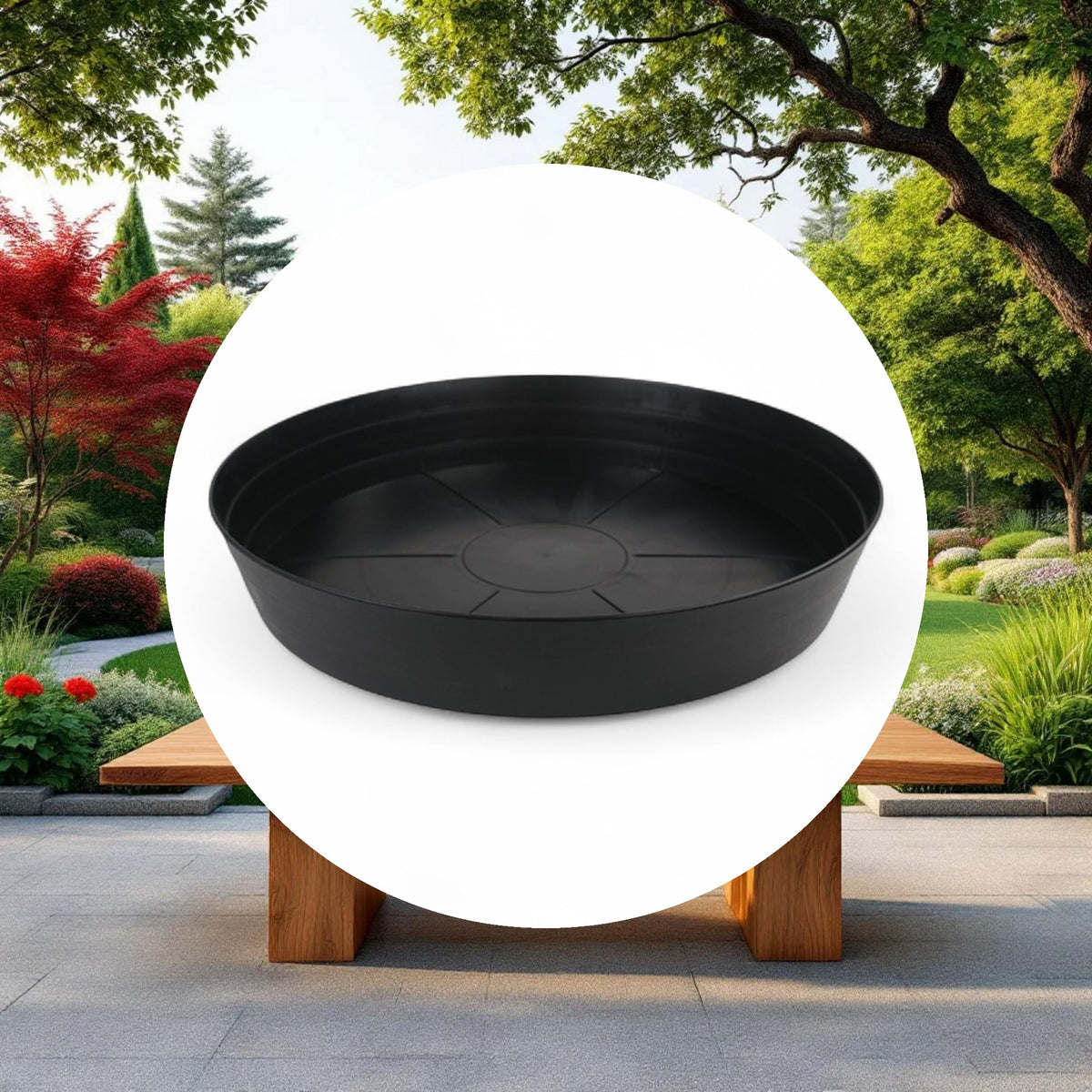 Grow1 25" Premium Black Injection Pot Saucers - Image 4
