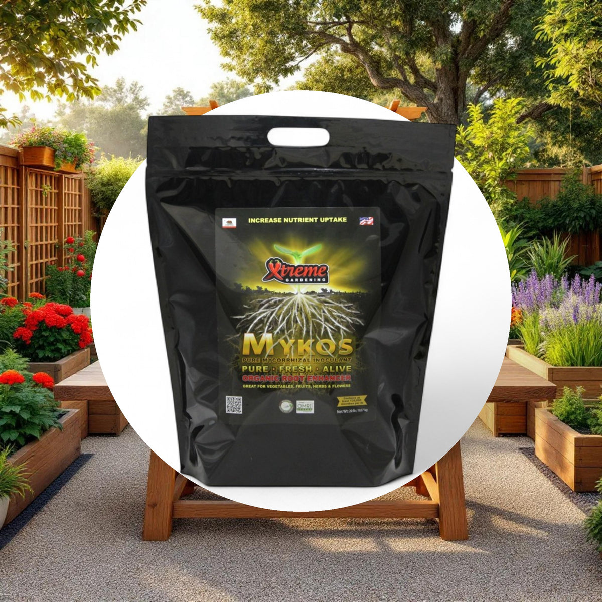 Xtreme Gardening MYKOS Pure Mycorrhizal Inoculant 20lbs - Image 5