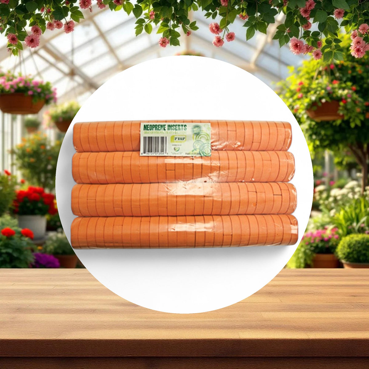 GROW1 Neoprene Inserts Orange 2in (100pcs/Pack) - Image 3