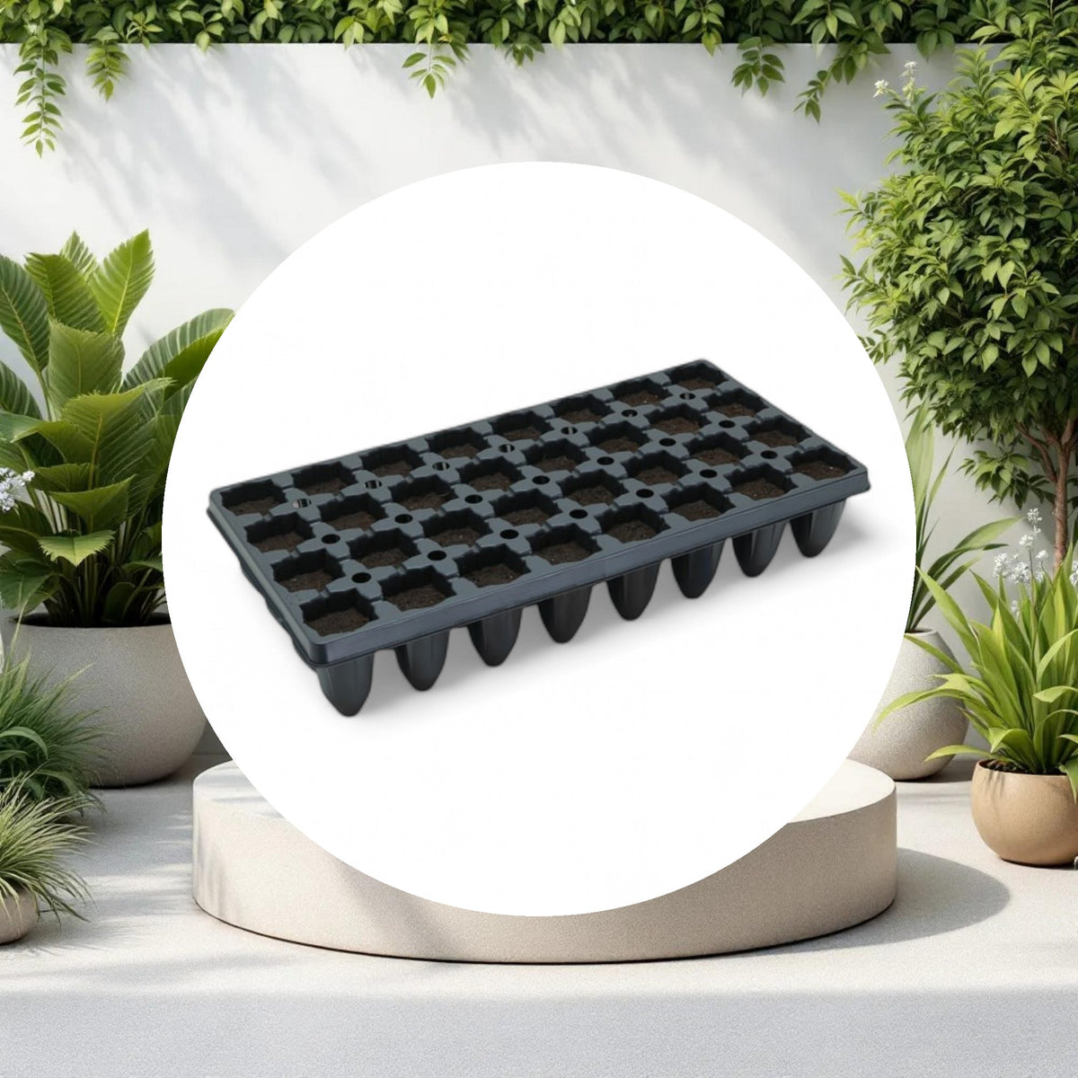 Speedy Root 32 Cell Plant Starter Tray w/ Media - Image 2