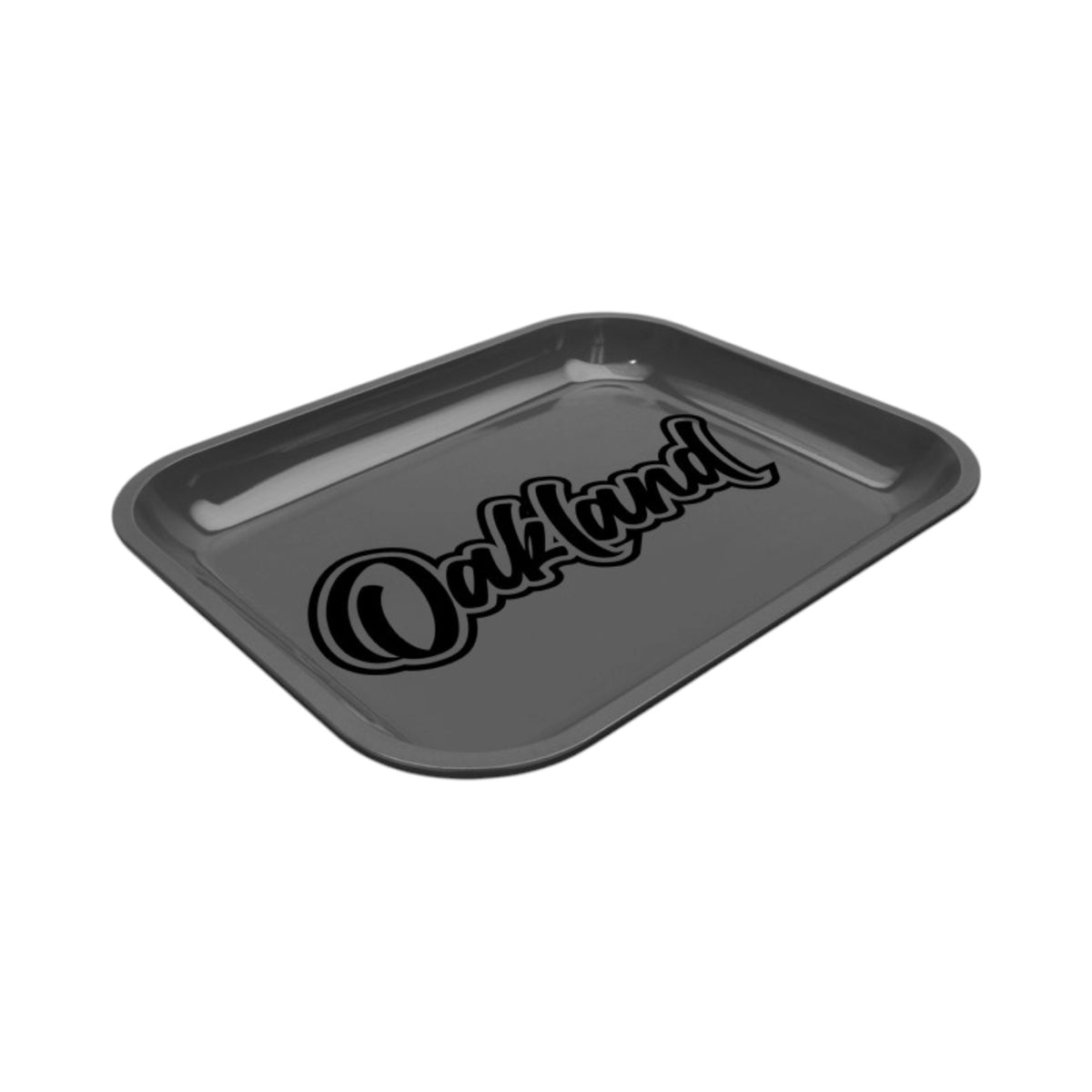 Large Dope Trays x Oakland – Grey Background Black Logo