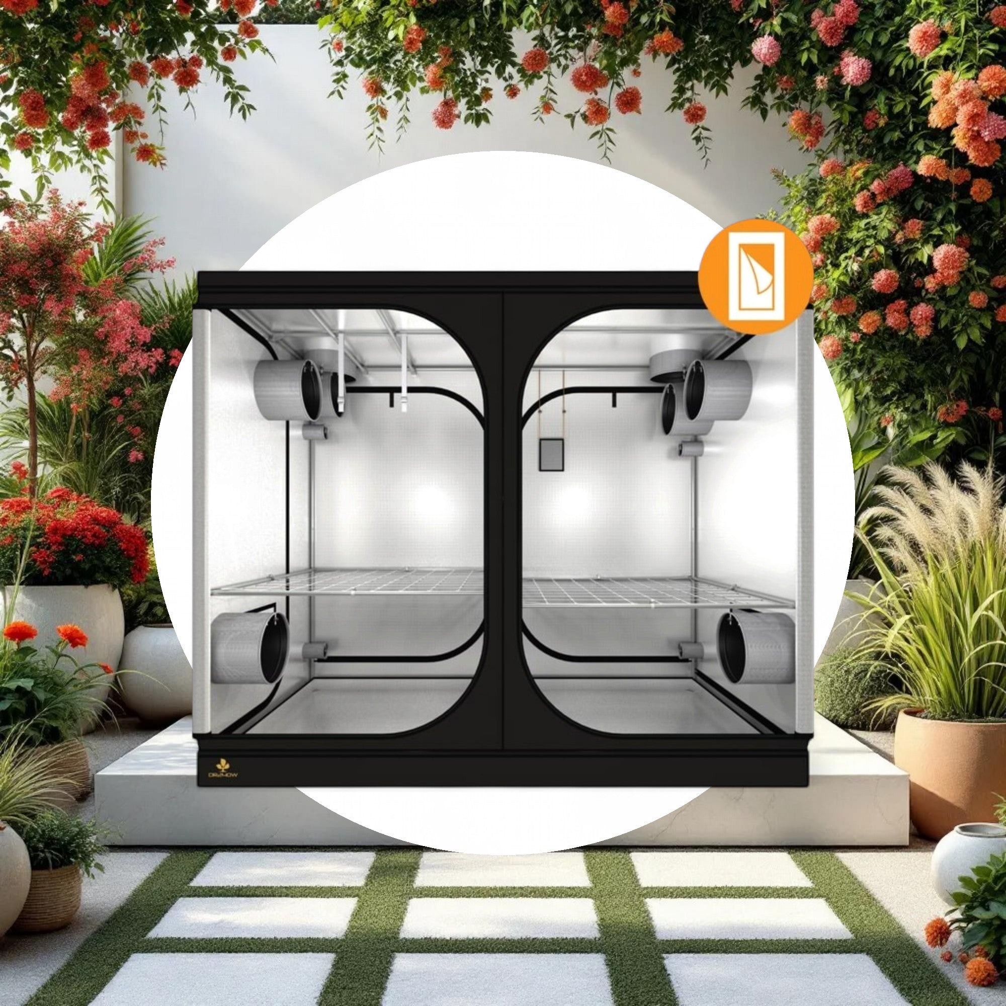 Secret Jardin Dark Room 240 Wide v3.0 (8' x 4' x 6 2/3') - Image 2