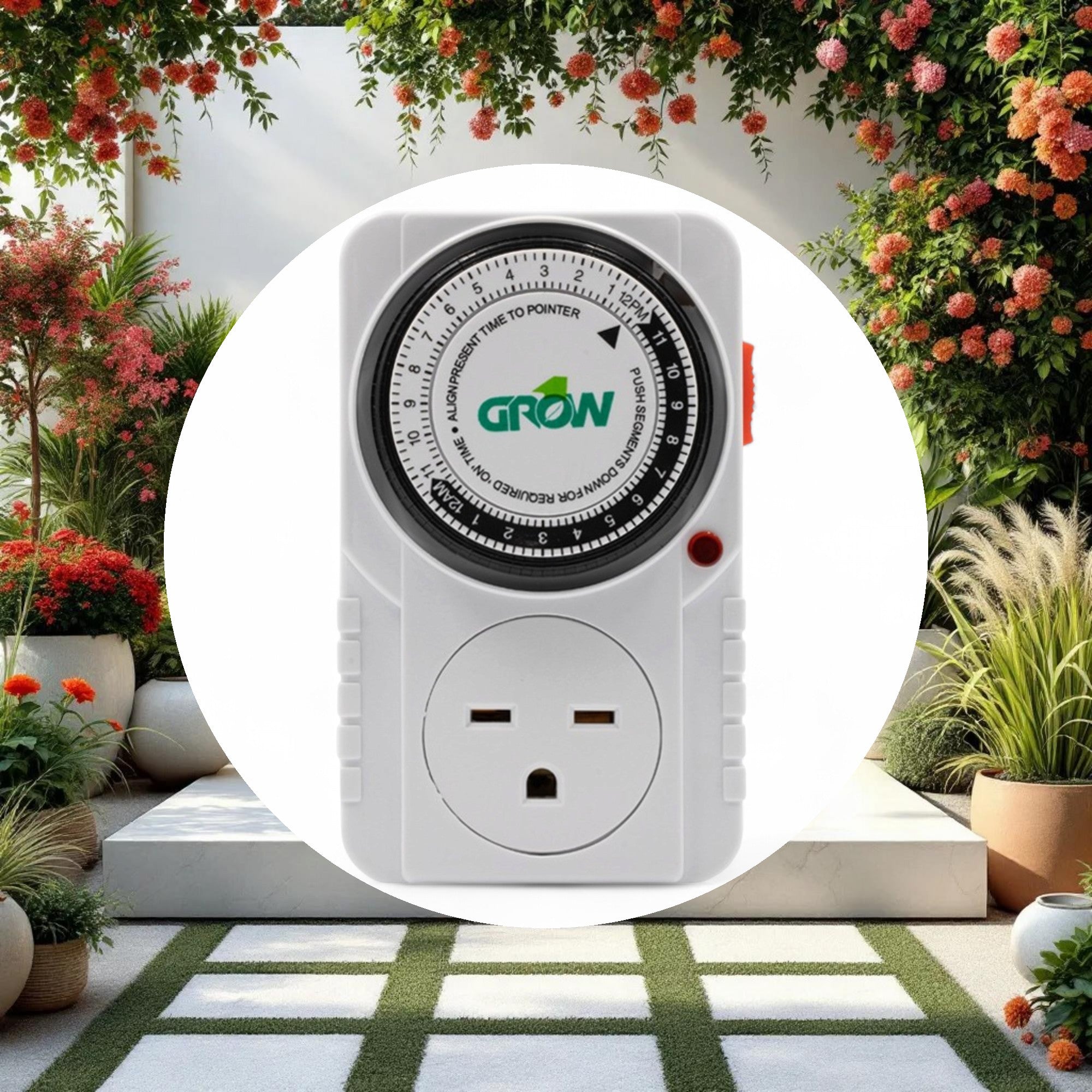 Grow1 240V Single Outlet Mechanical Timer - Image 5