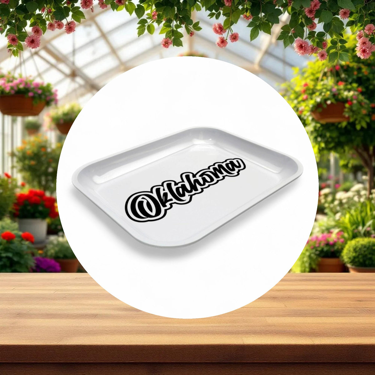 Large Dope Trays x Oklahoma – White background Black Logo - Image 3