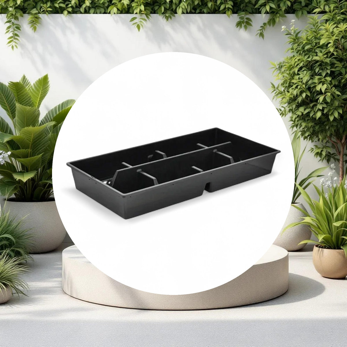 Carrier Tray 8 Site - Fits 5.5in Pots (10in x 20in) - Image 2