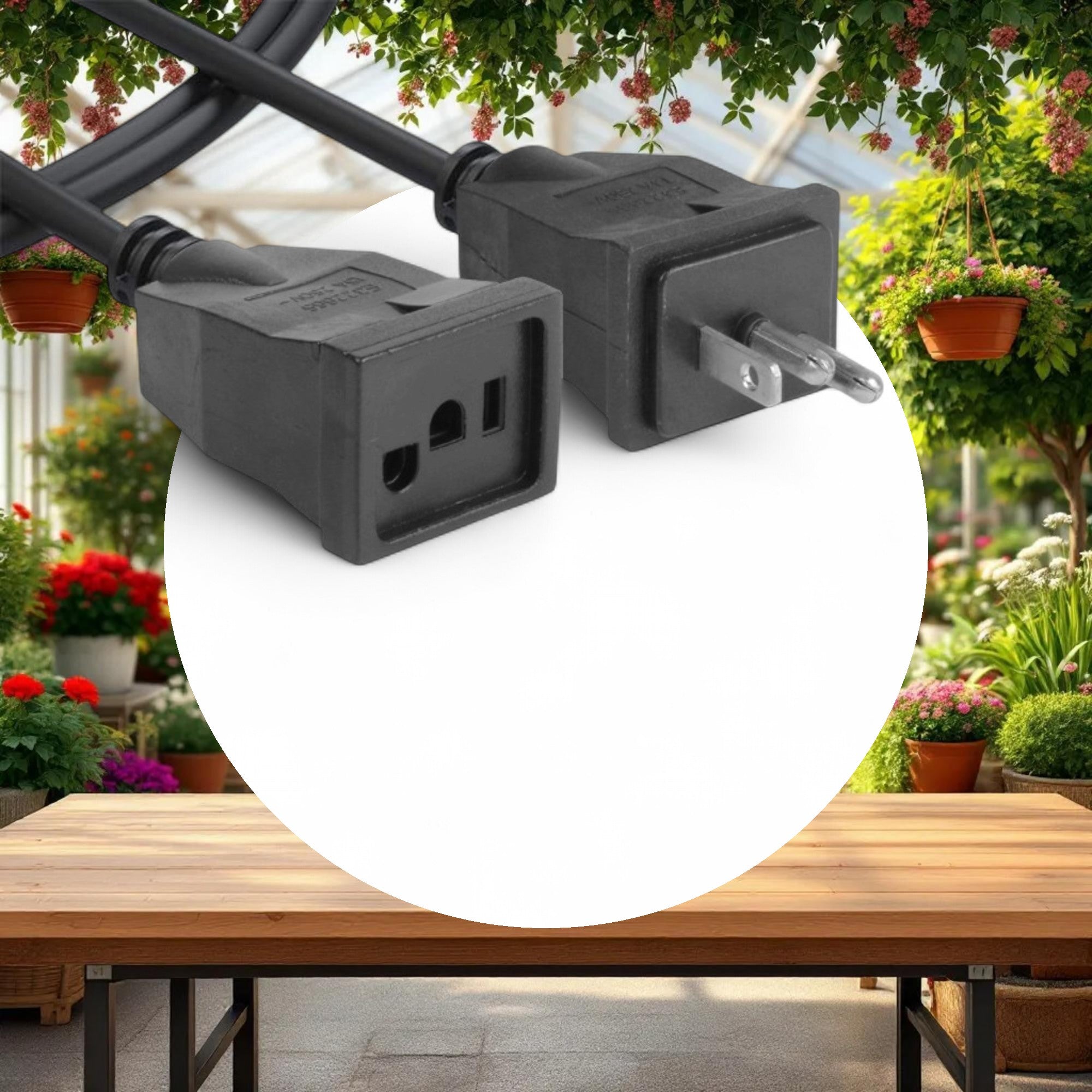 Grow1 Reflector 16 Gauge Extension Cord 25' - Image 3