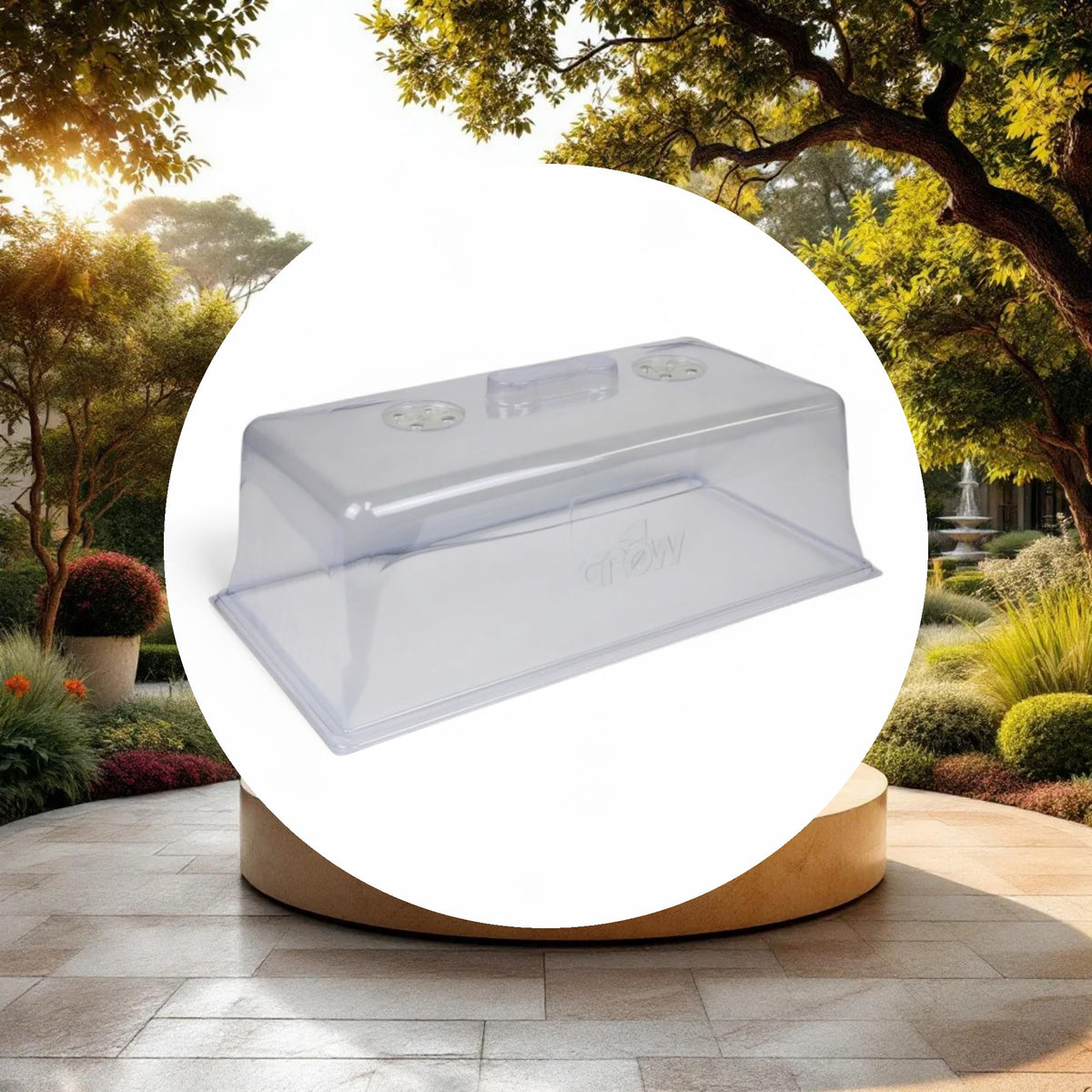 8" Premium Propagation Dome w/ Vents - 10" x 20" x 8.25" - Image 2