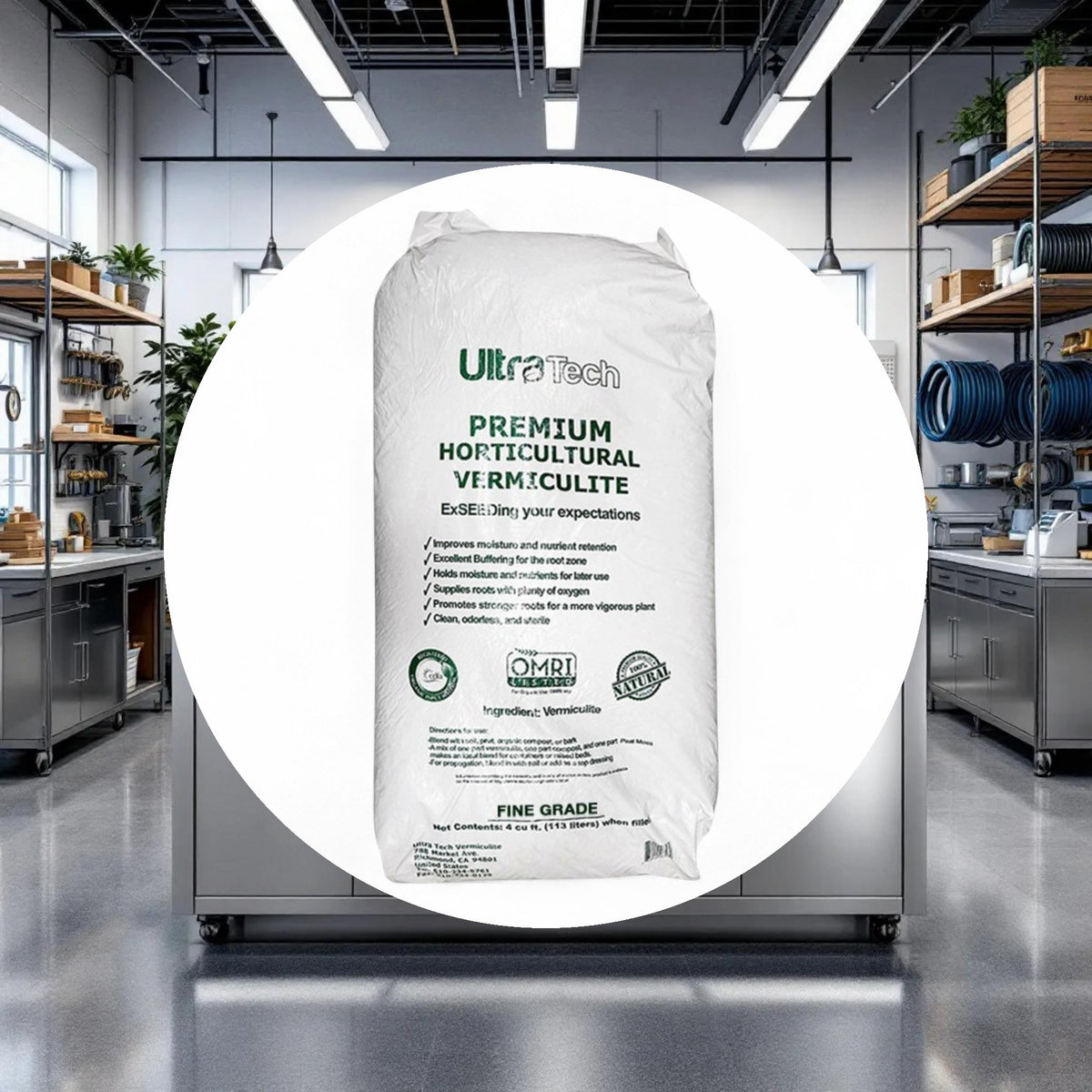 Vermiculite Fine Grade Bag 4 Cubic Feet - Image 3