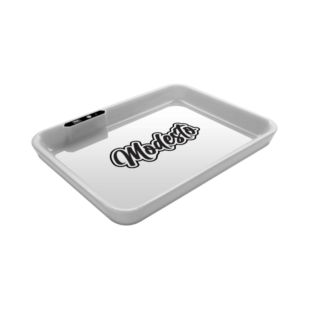 Dope Trays x Modesto – White background black logo
