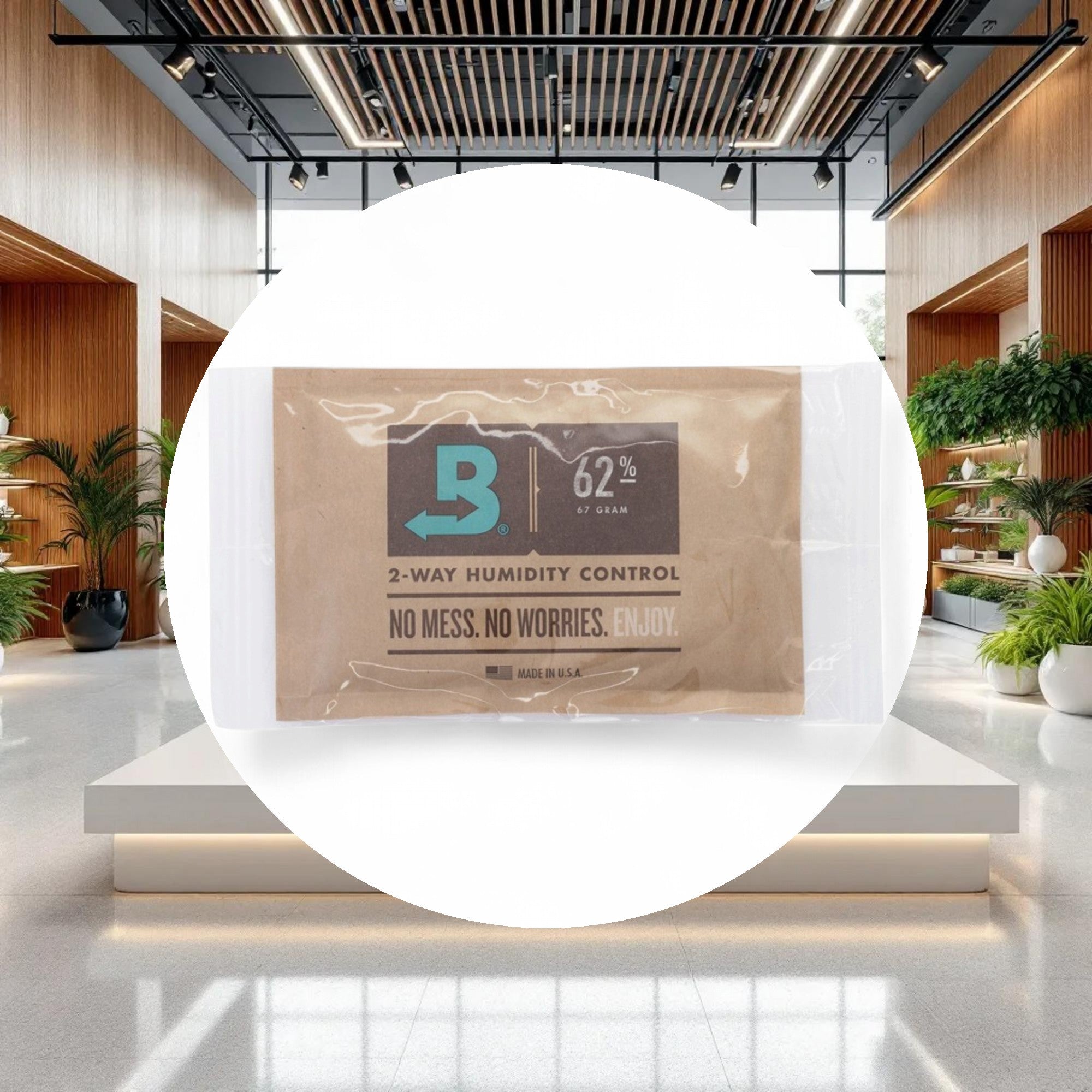 Boveda 2-Way Humidity Control Pack 62% 67g Individually Wrapped (100pcs/Case) - Image 3