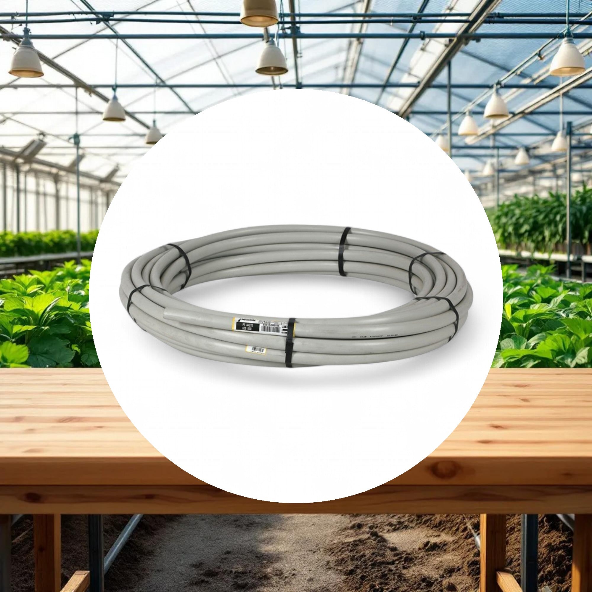 Netafim UV Polyethylene Tubing 3/4in (.82in ID x .94in OD) 100ft Roll - Image 3
