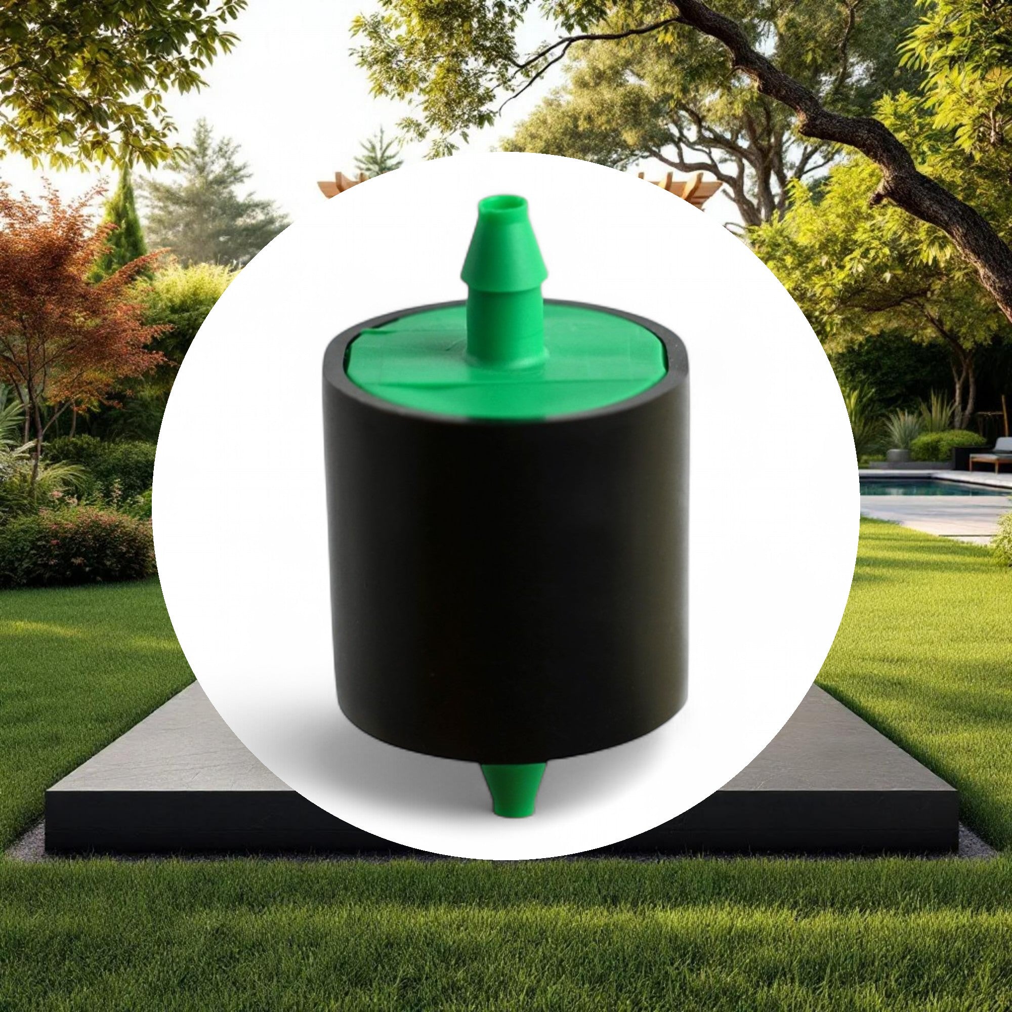 Bowsmith Non Clog Dripper Emitter 0.6 GPH Green (1000pcs/Pack) - Image 5