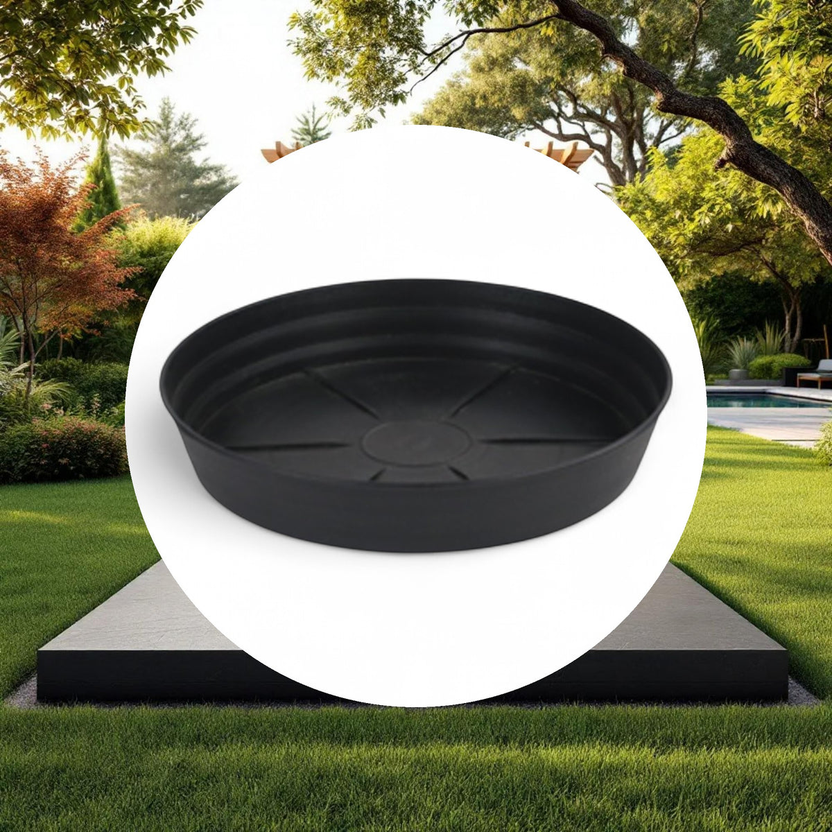 Grow1 10" Premium Black Injection Pot Saucers - Image 4