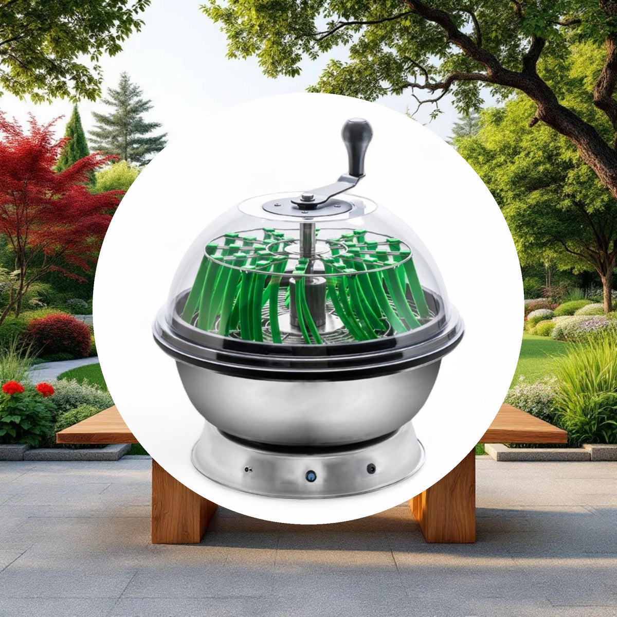 18" Clear Top Motorized Bowl Trimmer - Image 4