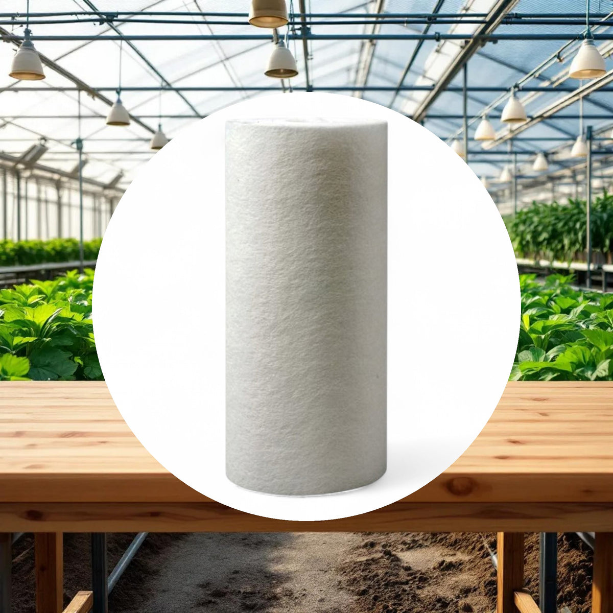 Grownix 4.5'' x 9.75'' Spun Sediment Filter - Image 3