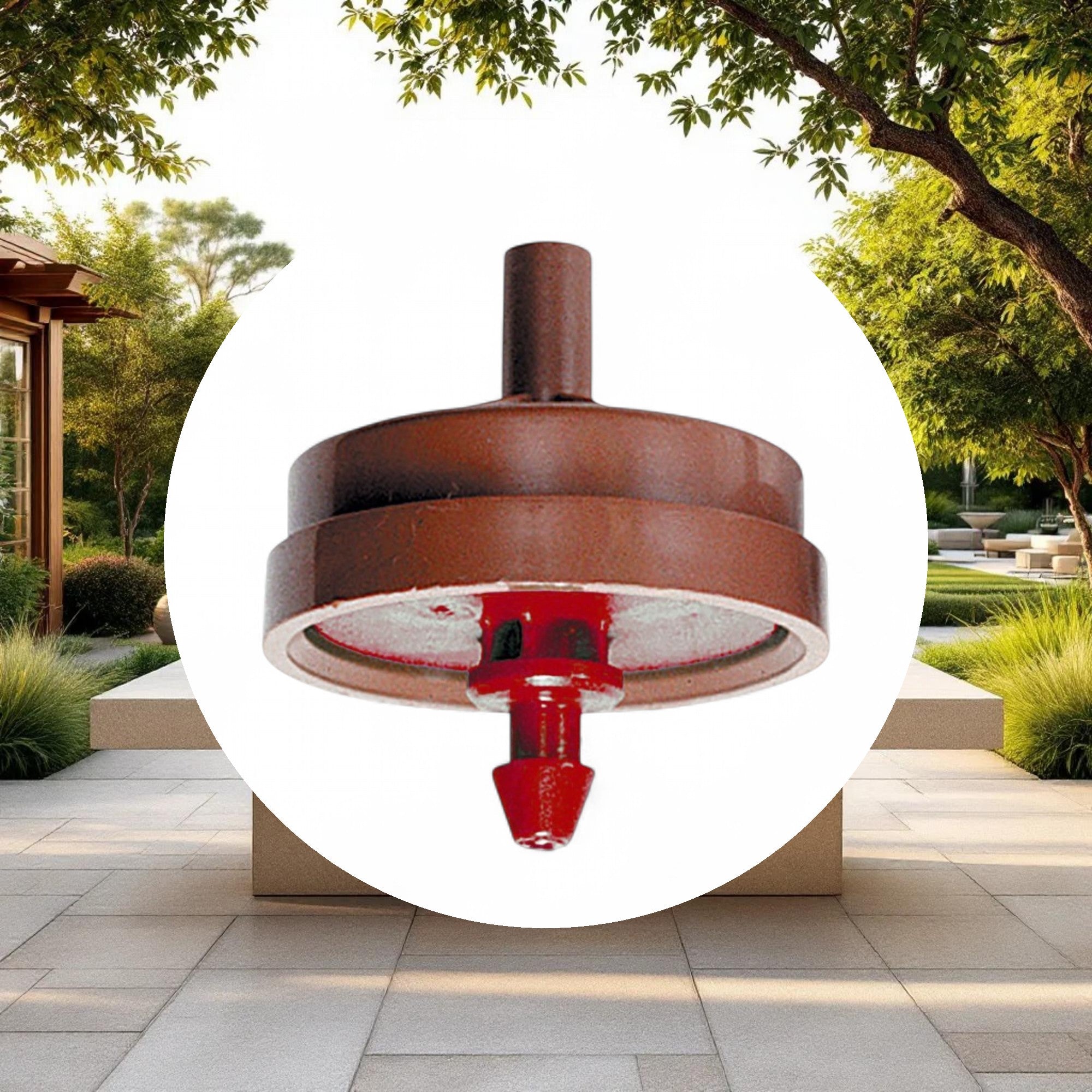 Netafim Woodpecker Pressure Compensating Dripper 0.53GPH Brown/Red (250pcs/Bag) - Image 4