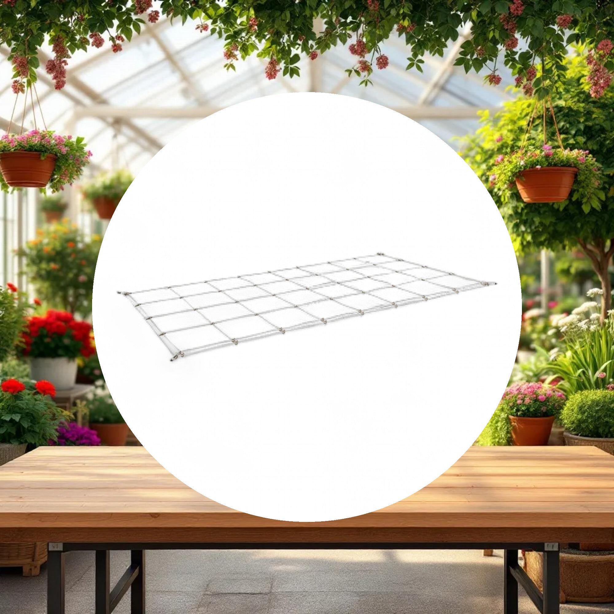GROW1 Grow Tent Flexible Trellis Netting 4ft x 2ft 4in+6in Holes (2 Pack) - Image 4