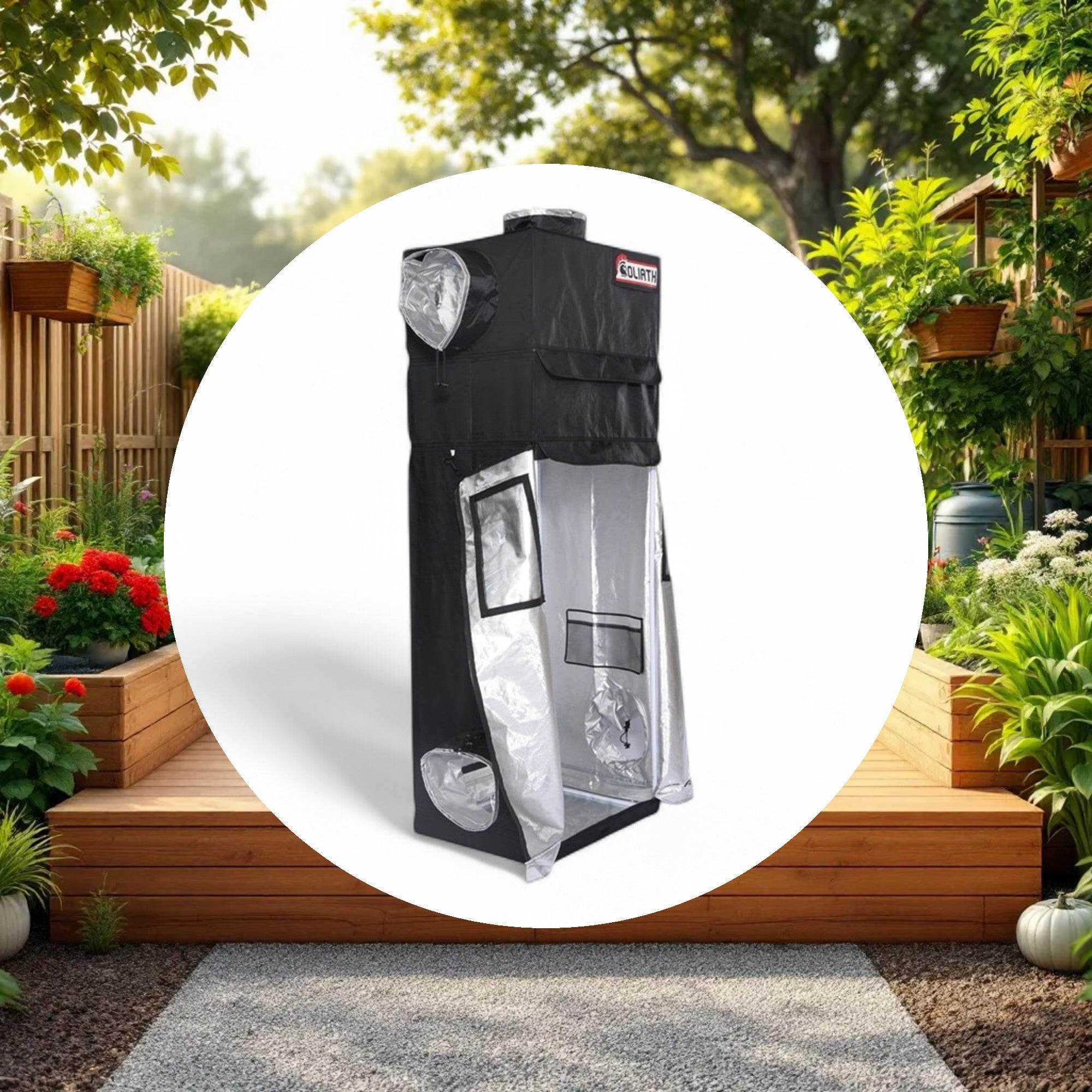Goliath Grow Tent 2ft x 2.5ft x 6ft11in - 7ft11in - Image 5