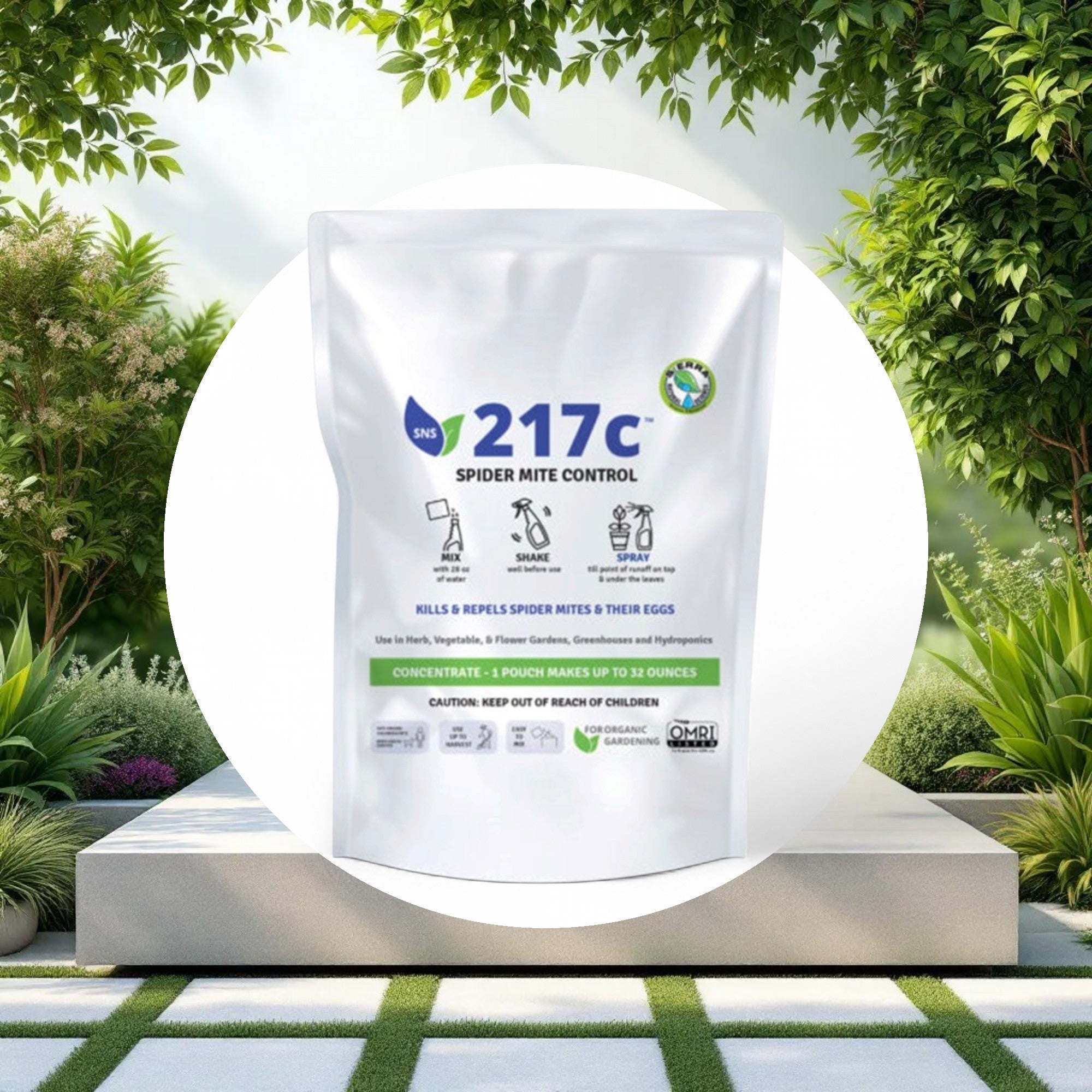 SNS 217c Spider Mite Control Concentrate Pouch 6 fl oz (10pcs/Pack) - Image 2