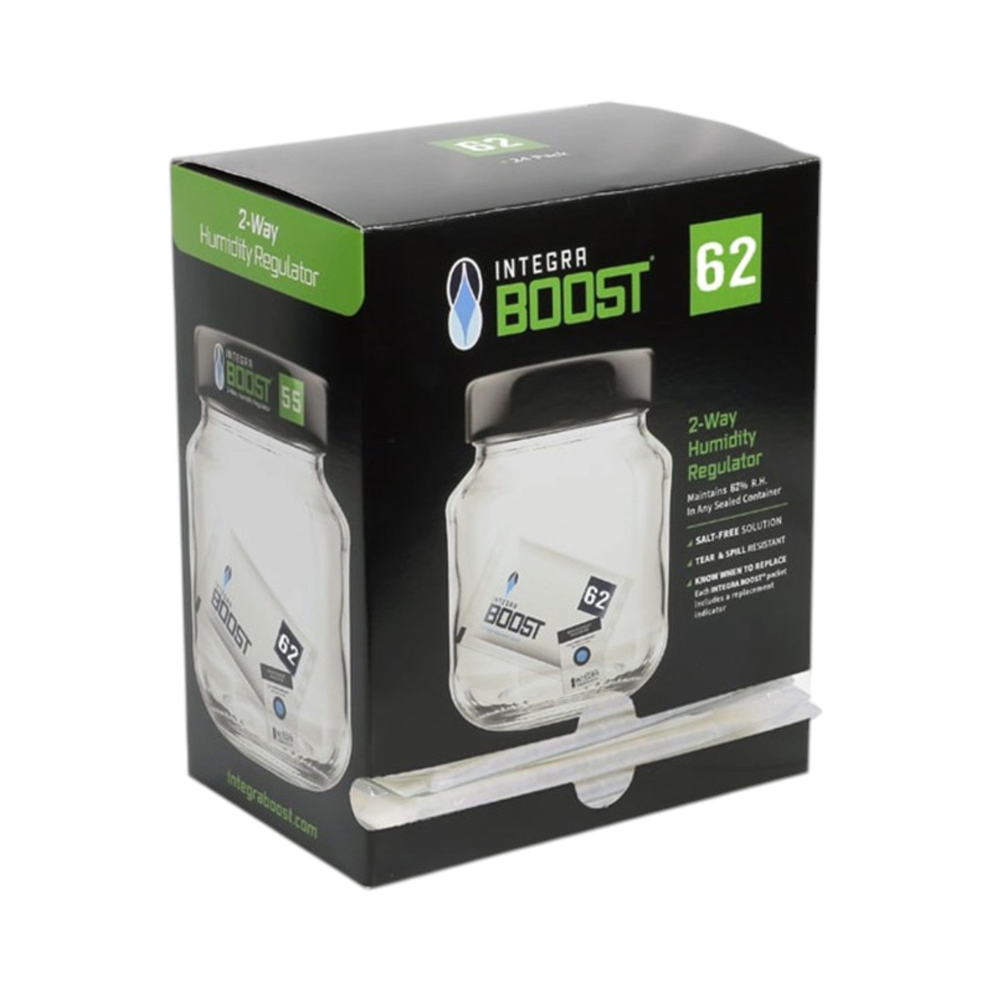 Integra Boost 2-Way Humidity Control 67 Gram 62% RH w/ Retail Display (24pcs/Box)