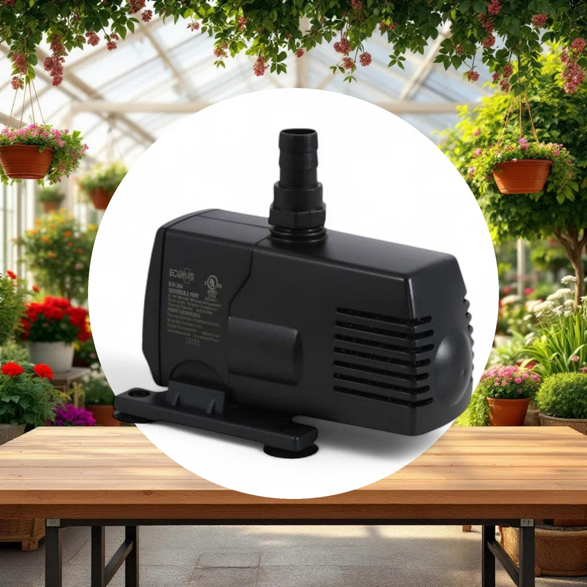 EcoPlus Eco 264 Fixed Flow Submersible/Inline Pump 290GPH - Image 3
