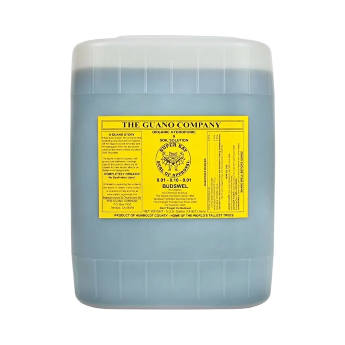 Budswel Liquid Natural 5 Gallon (CA ONLY)