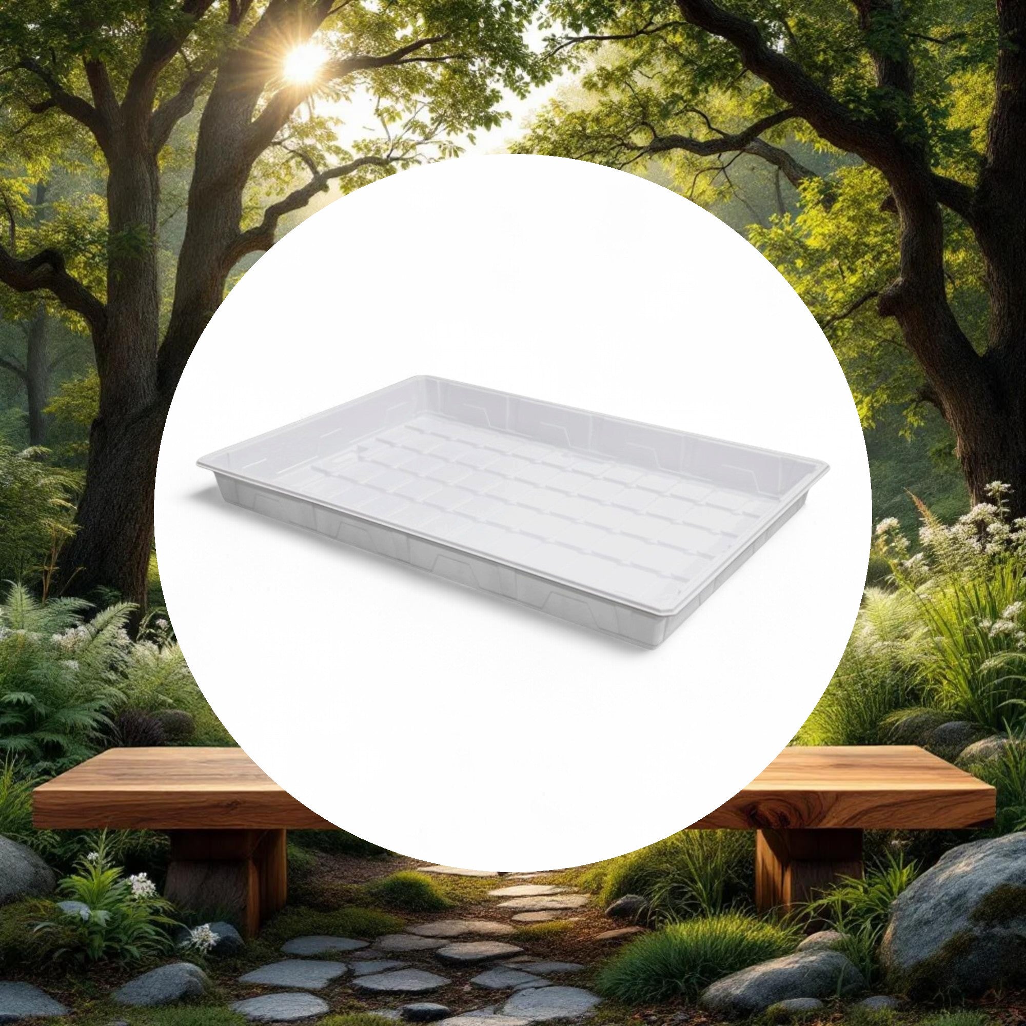 4'x8' Premium ID 6.5mil Tray - White - Image 5