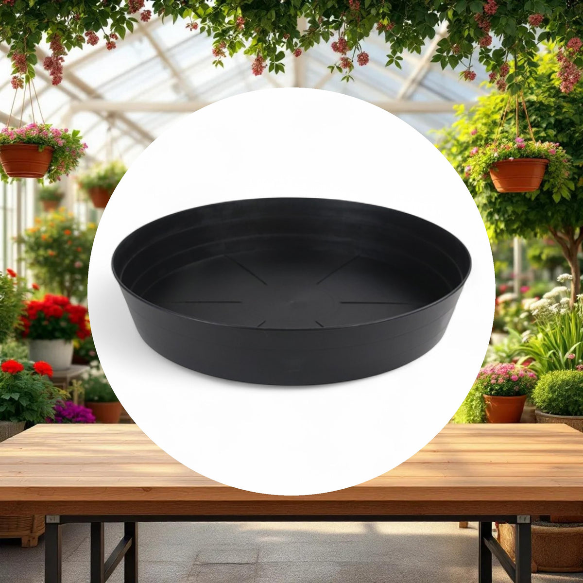 Grow1 20" Premium Black Injection Pot Saucers - Image 3