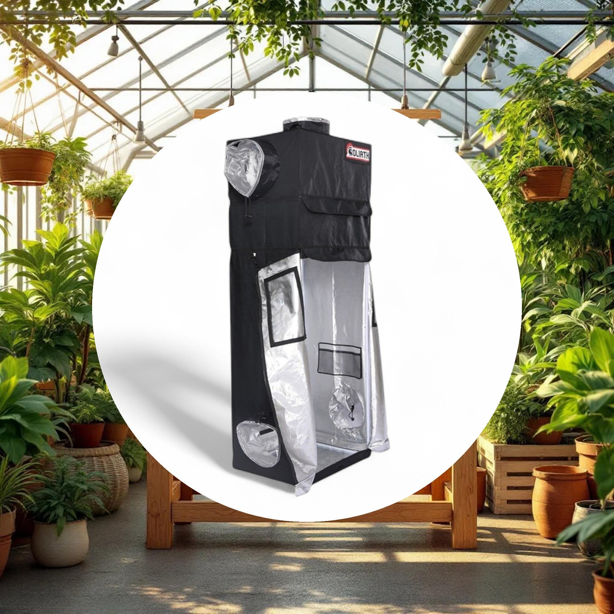 Goliath Grow Tent 2ft x 2.5ft x 6ft11in - 7ft11in - Image 2