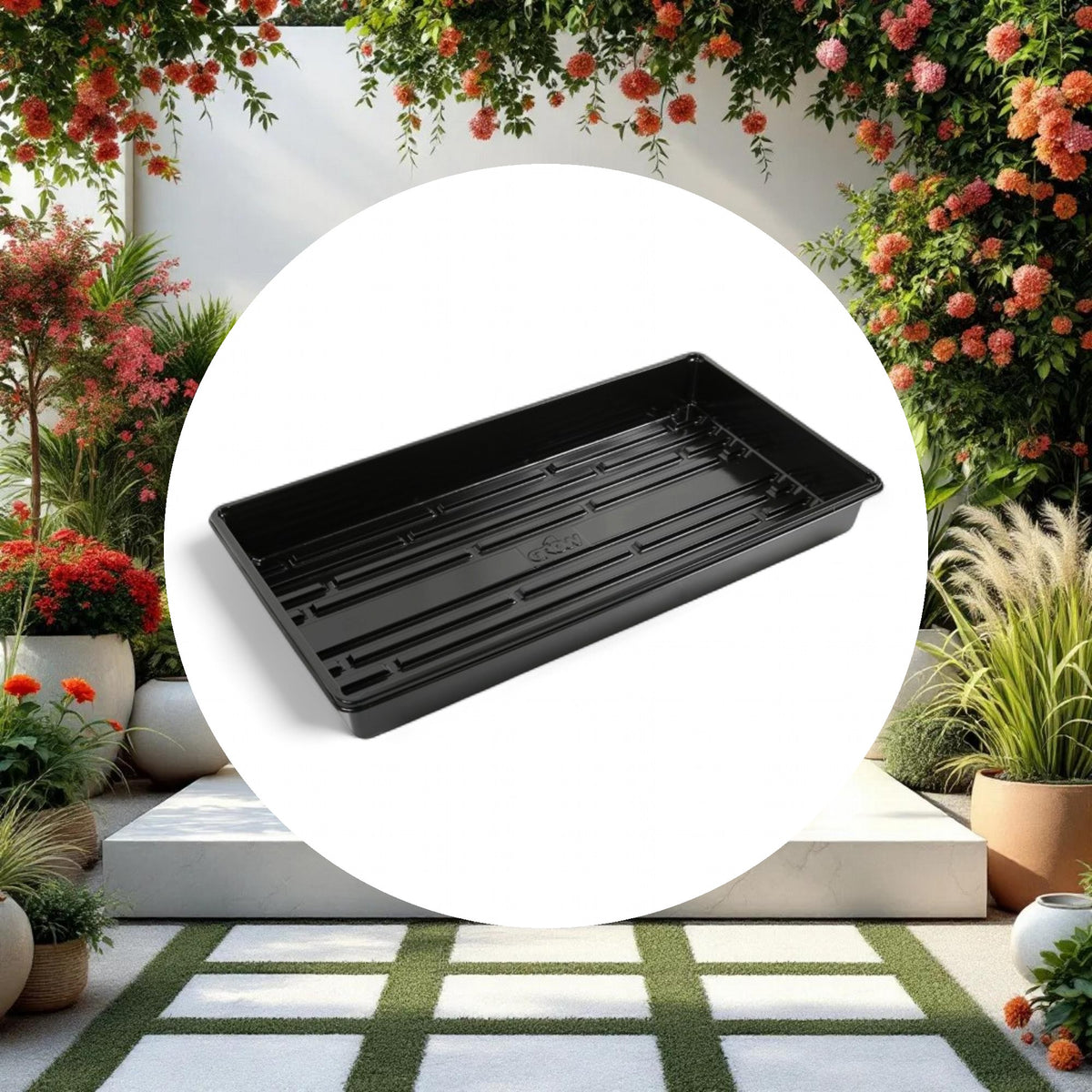 GROW1 Double Thick Propagation Tray w/o Drain Holes (10" x 20" x 2.25") - Image 2