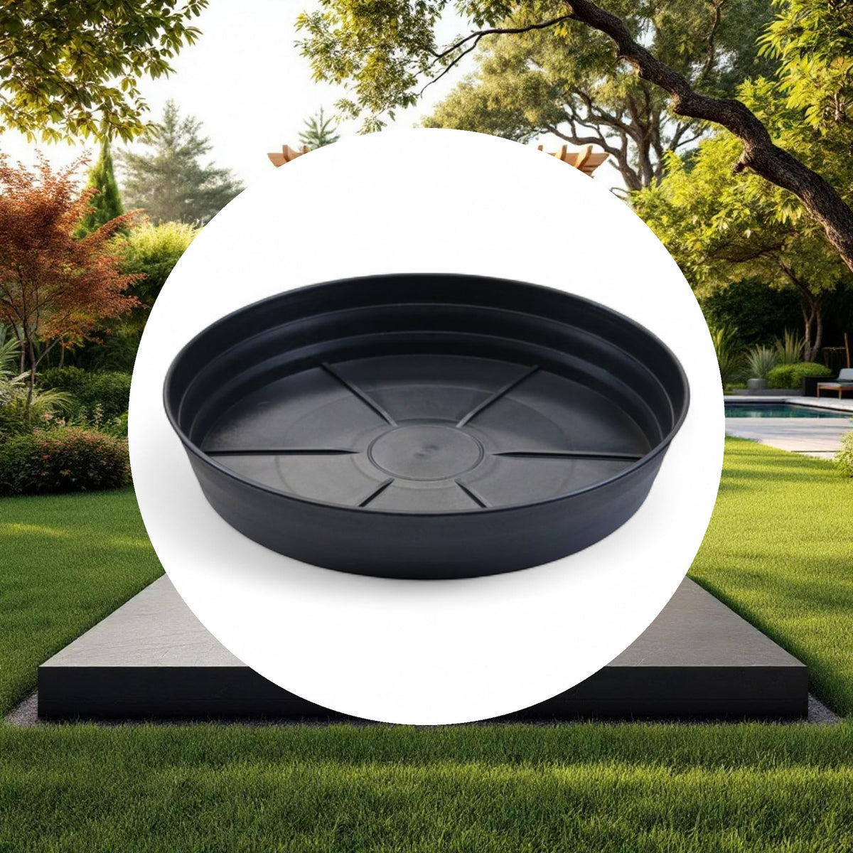 Grow1 18" Premium Black Injection Pot Saucers - Image 4