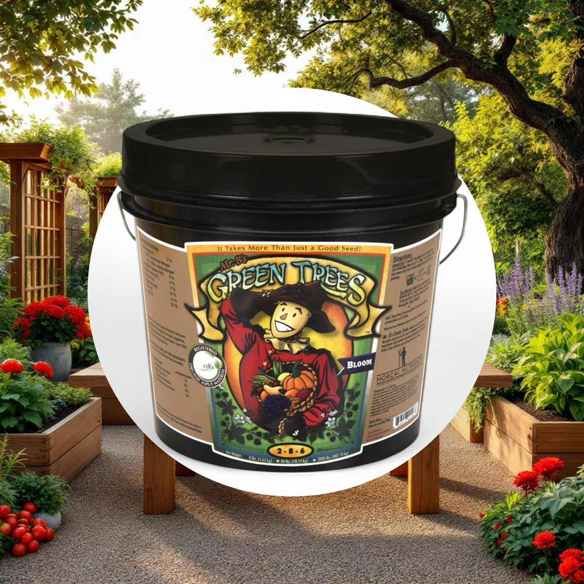 Mr. B's Green Trees Organic Bloom 8lbs (1gal) - Image 5