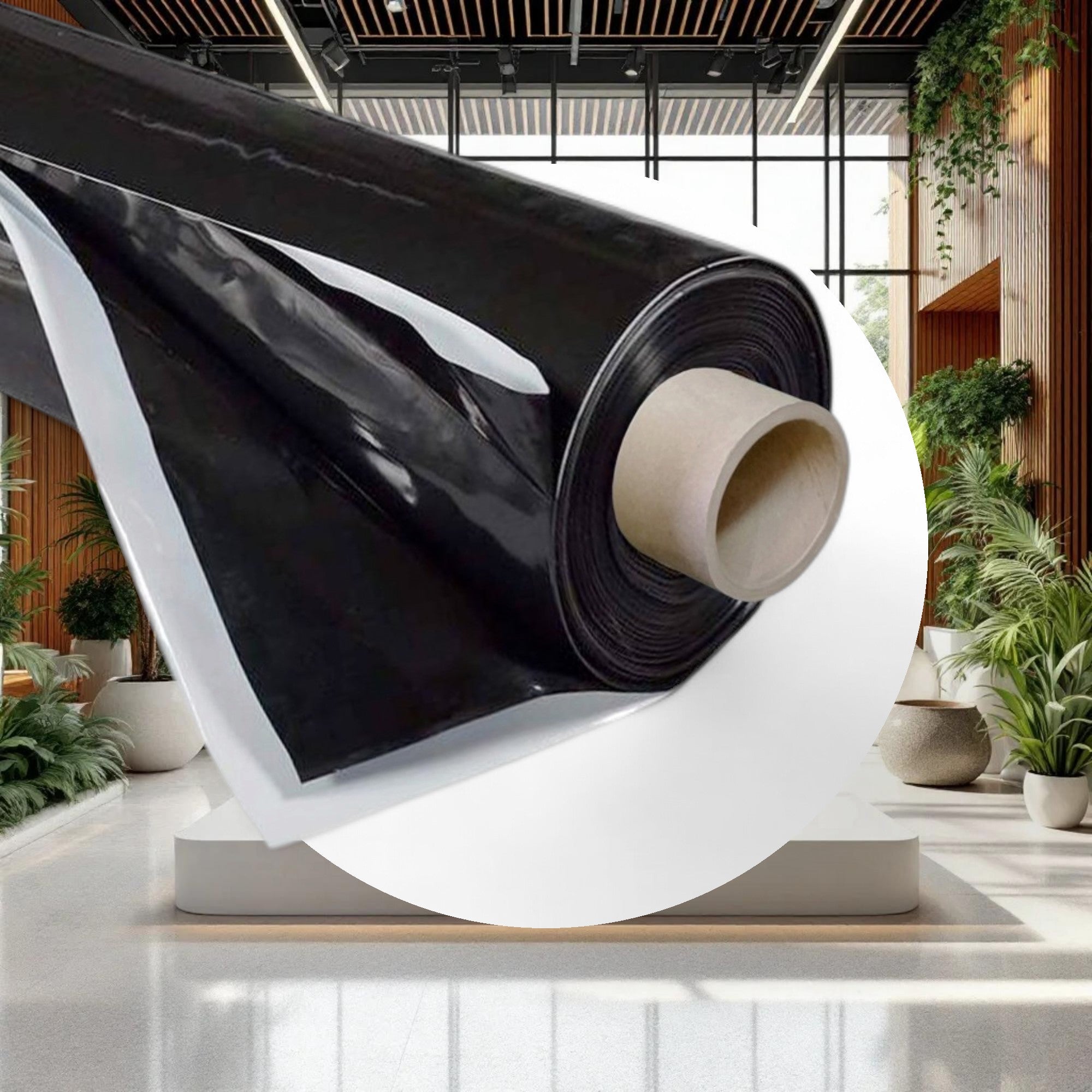 Light Dep Blackout Film 6mil UV 48ft x 150ft - Image 3