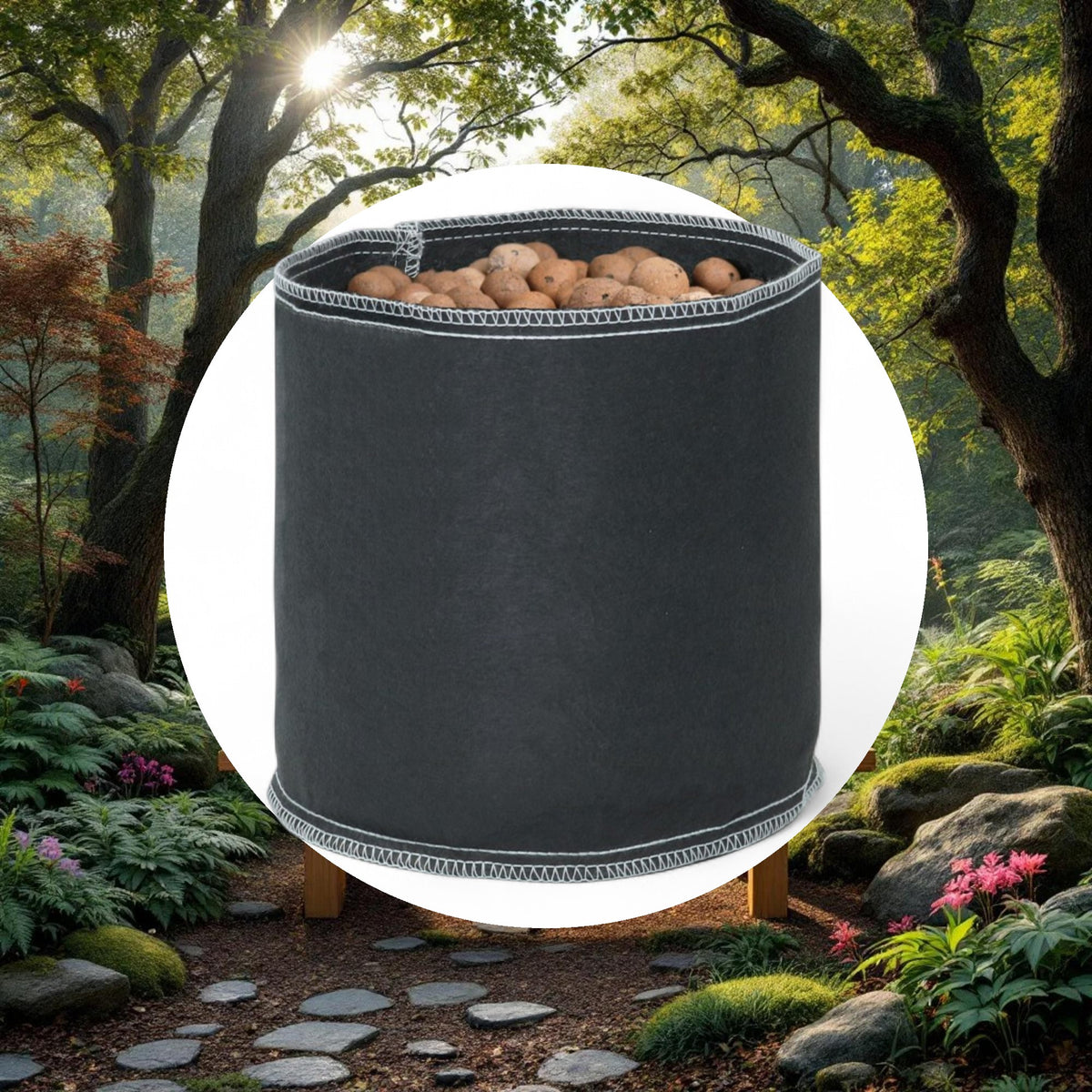 Grow1 Fabric Pot Black 65 Gallon - Image 5