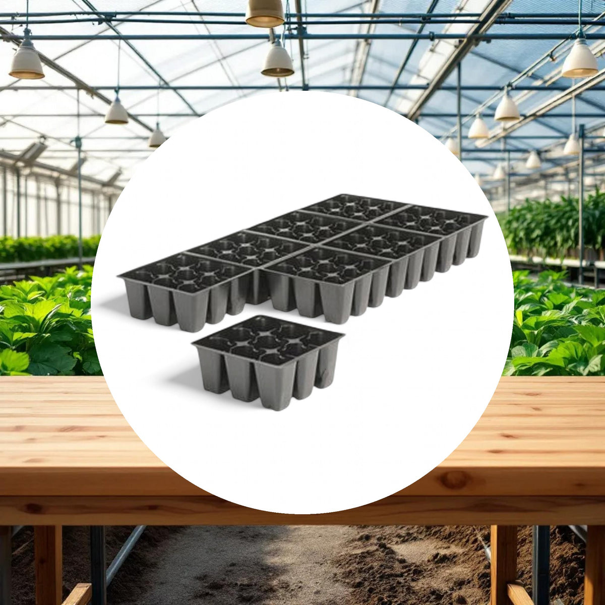 Break-A-Part Seedling Tray 72 Cell (10in x 20in x 2.5in) - Image 2