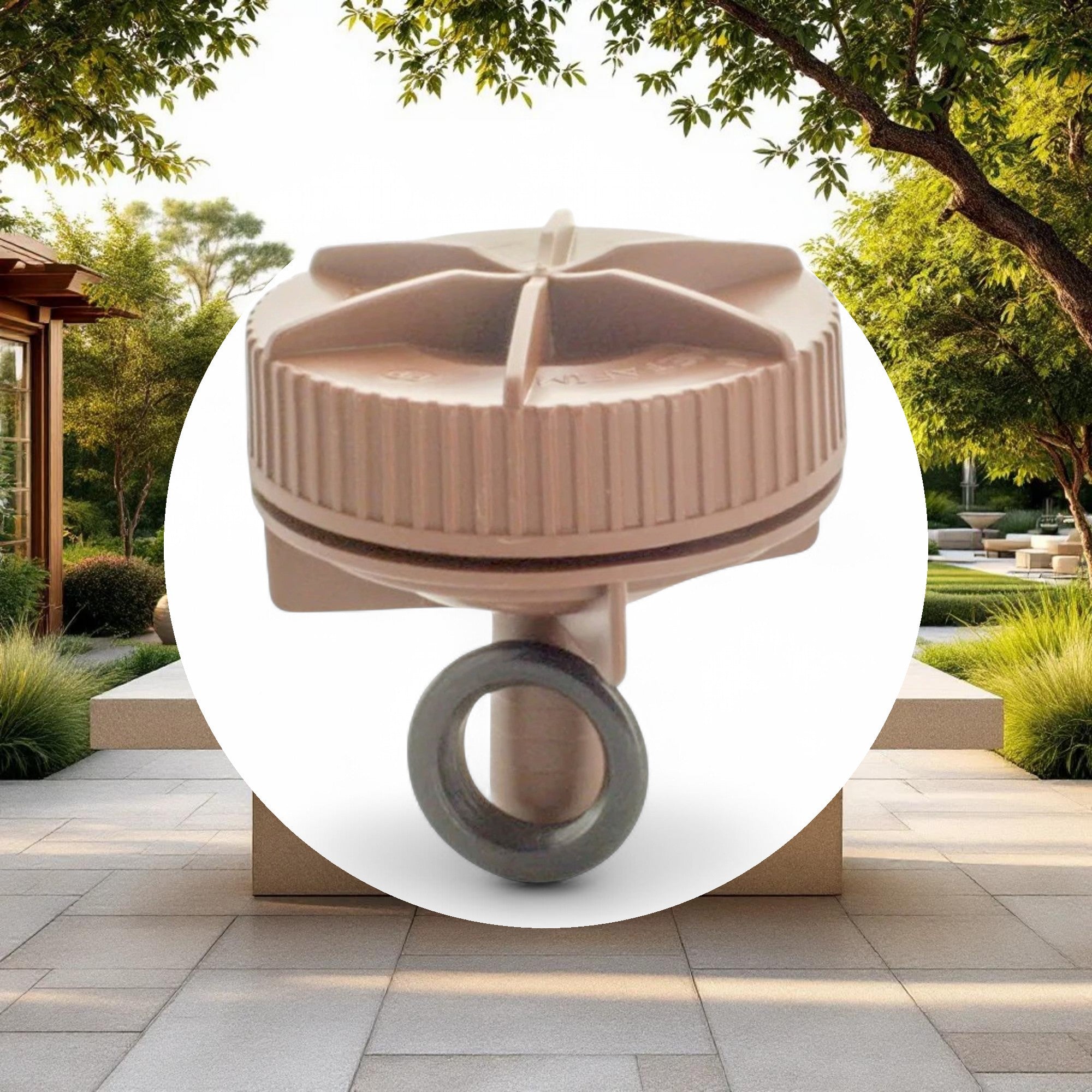Netafim Automatic Flush Valve Insert Inlet w/ O-Ring - Image 4