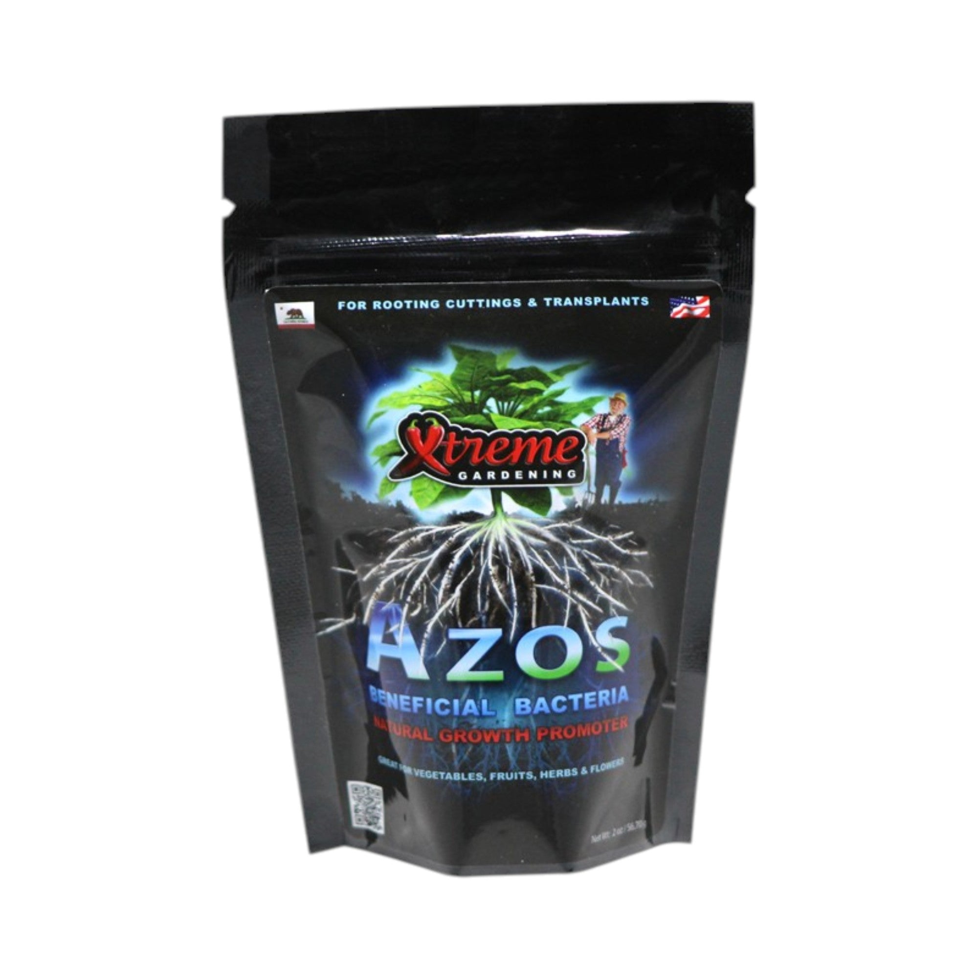 Xtreme Gardening AZOS Beneficial Bacteria Natural Growth Promoter 2oz
