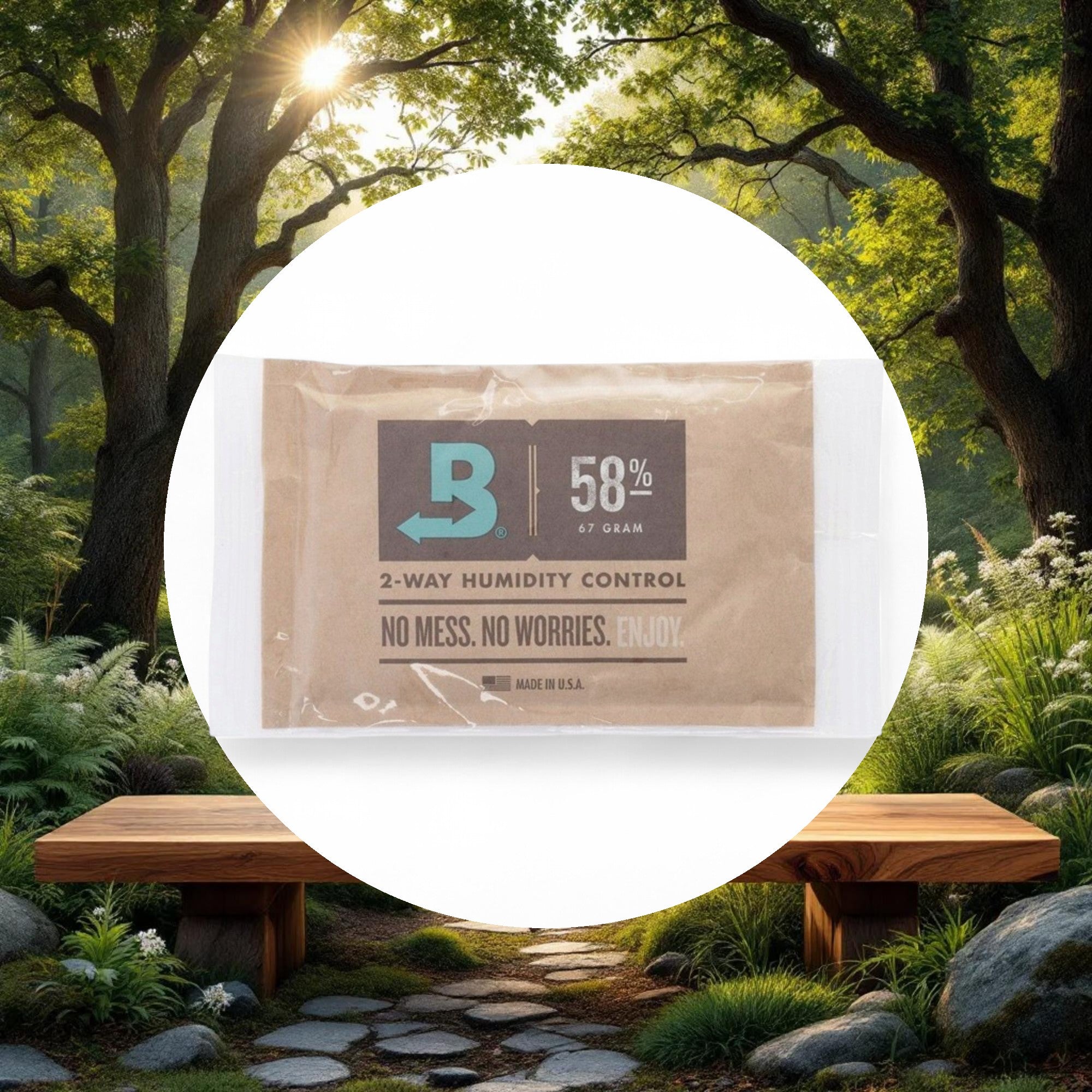 Boveda 2-Way Humidity Control Pack 58% 67g Individually Wrapped (100pcs/Case) - Image 5