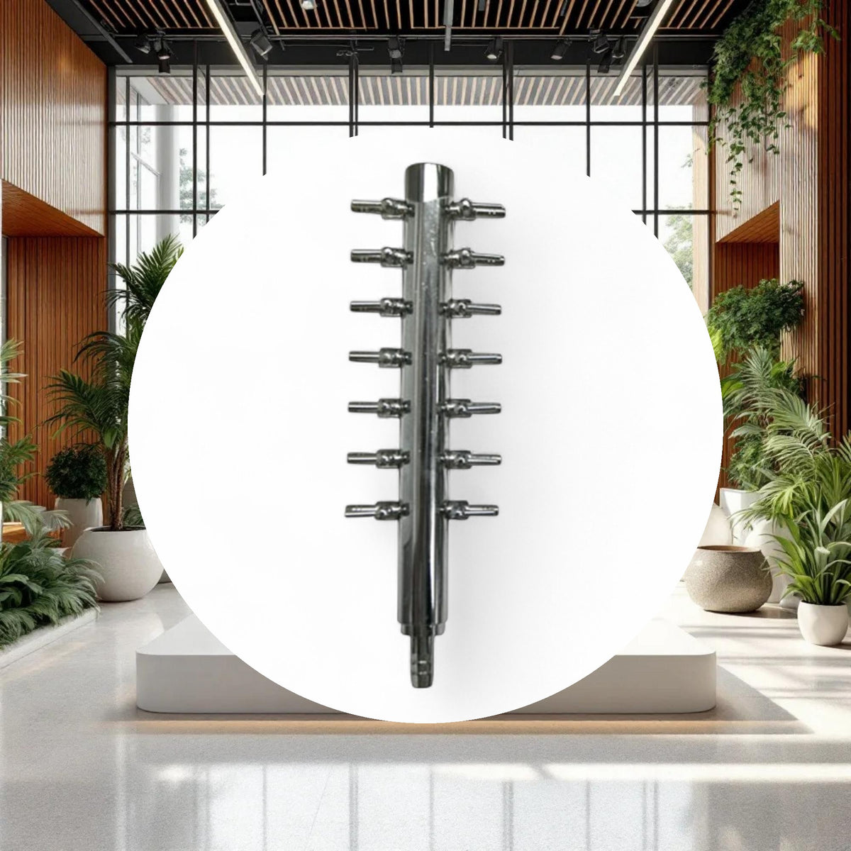 Chrome Air Divider 14 Outlet - Image 3