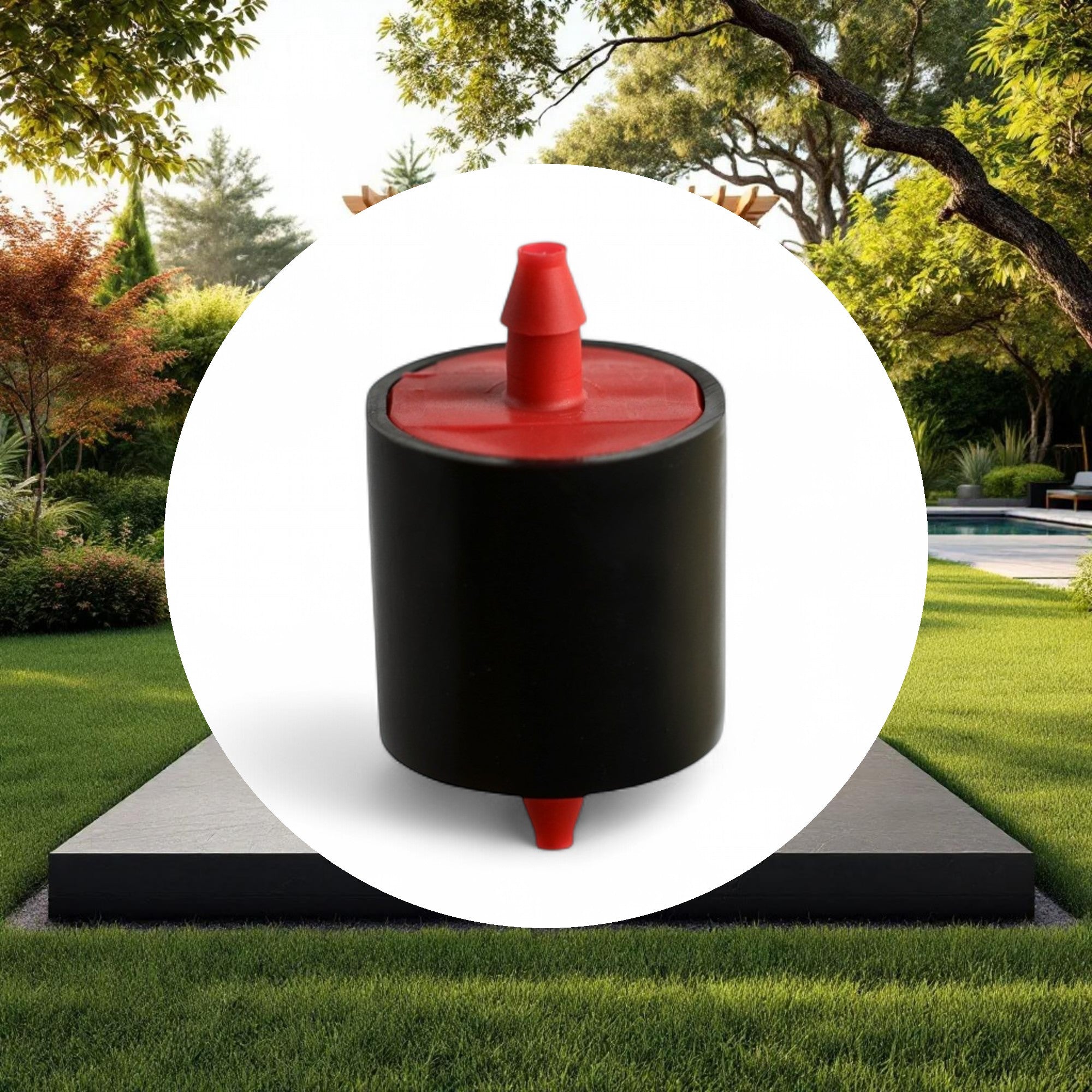 Bowsmith Non Clog Dripper Emitter 2.0 GPH Red (1000pcs/Pack) - Image 5