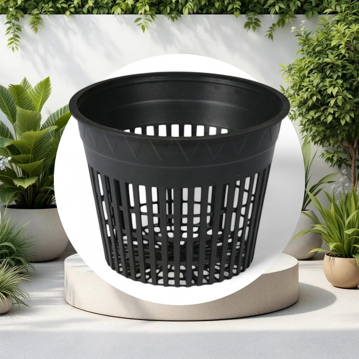 3'' Net Mesh Cup Pot (48/pk) - Image 2