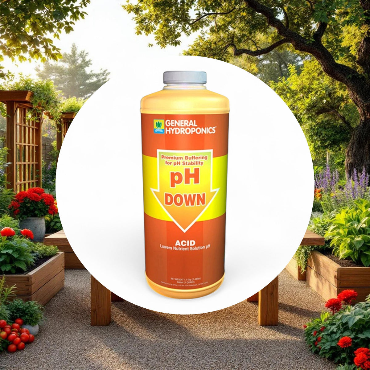 General Hydroponics pH Down 1 Quart - Image 5