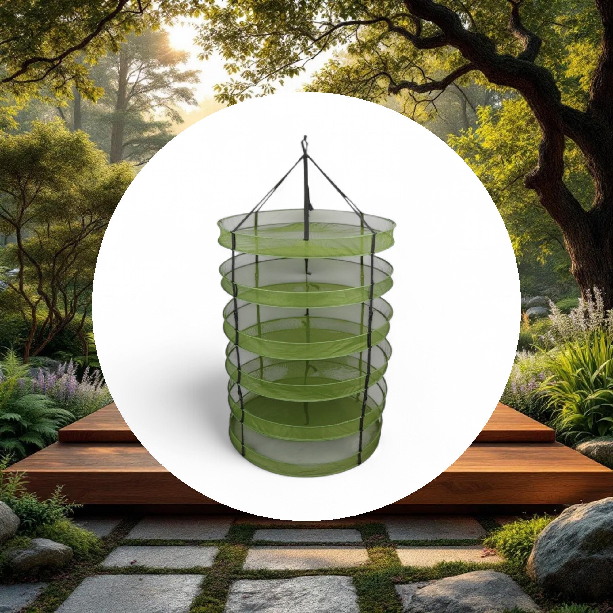GROW1 3ft Drying Rack w/ Clip-On Levels - Image 5