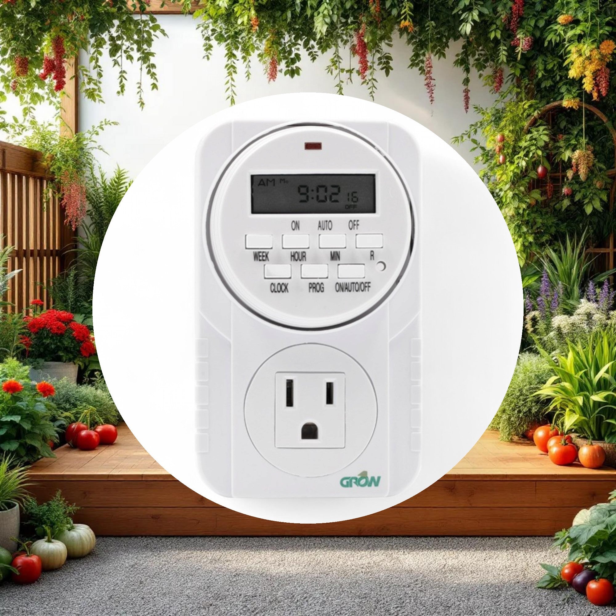 Grow1 120V Single Outlet Digital Timer - Image 3