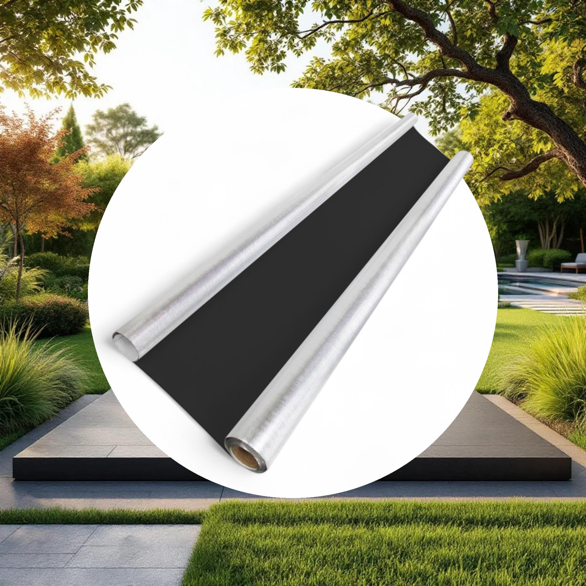 Diamond Foil on Black 110 Micron 4ft x 100ft - Image 4