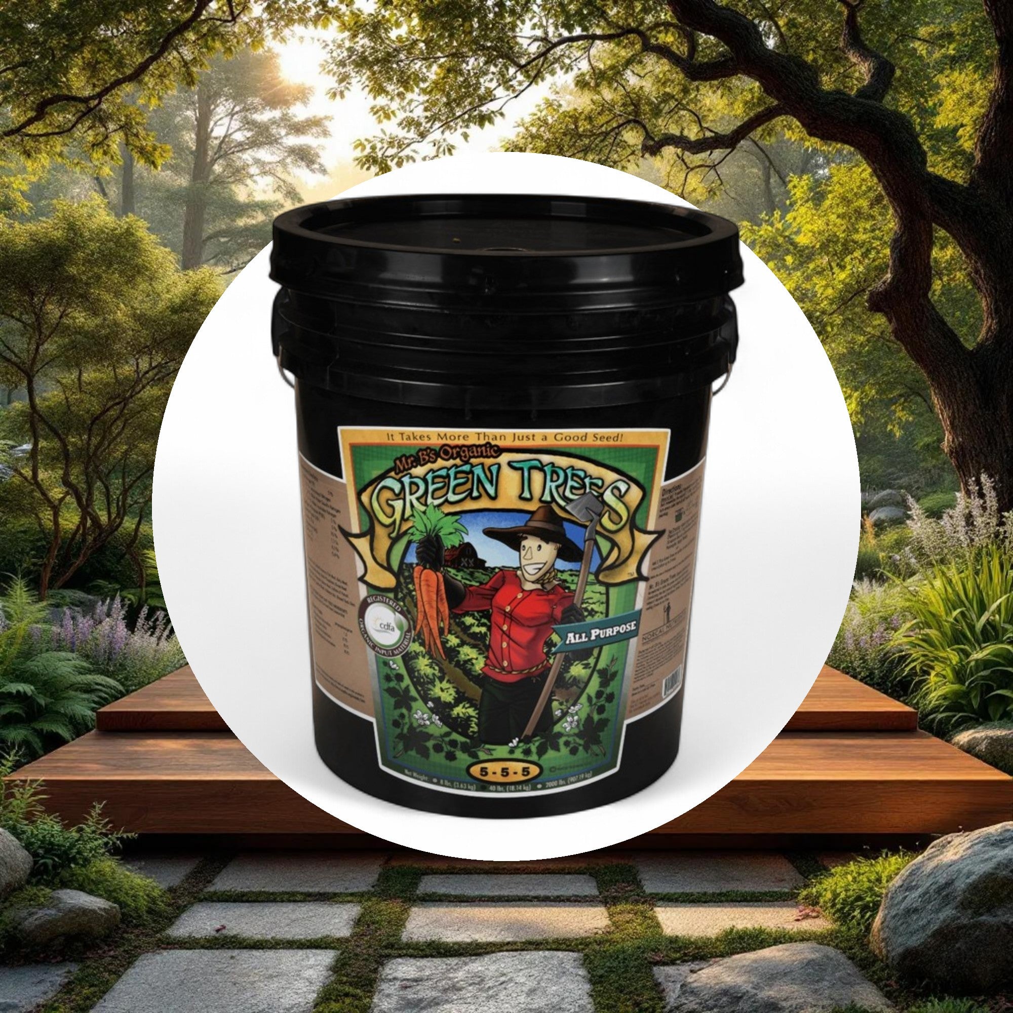 Mr. B's Green Trees Organic All Purpose 40lbs (5gal) - Image 5
