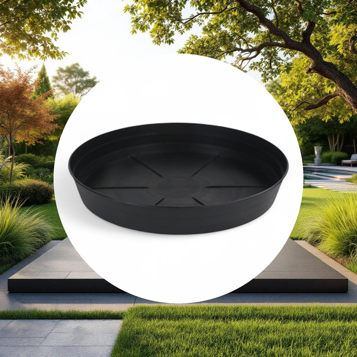 Grow1 14" Premium Black Injection Pot Saucers - Image 4